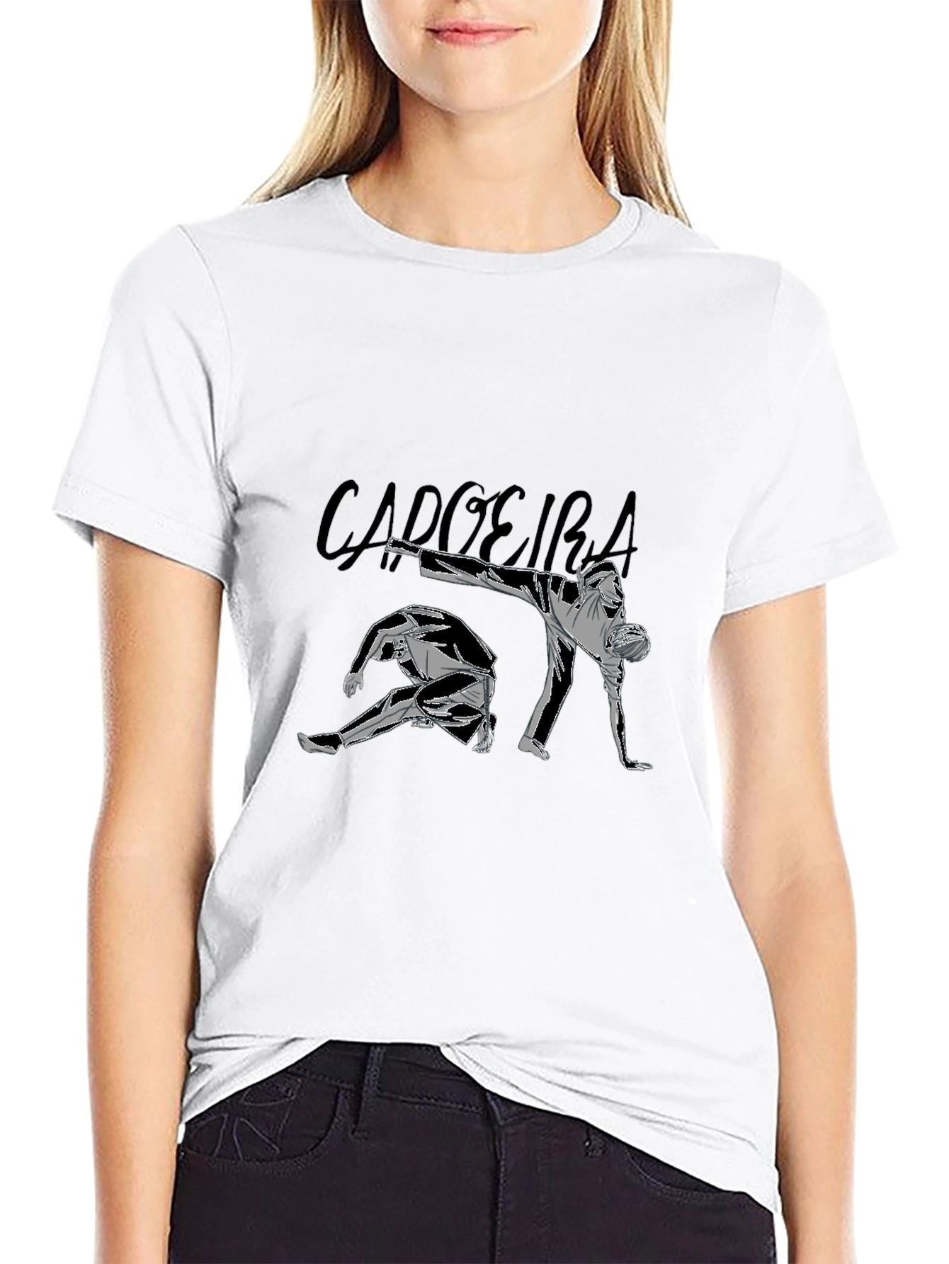 Black Capoeira Graphic Tee
