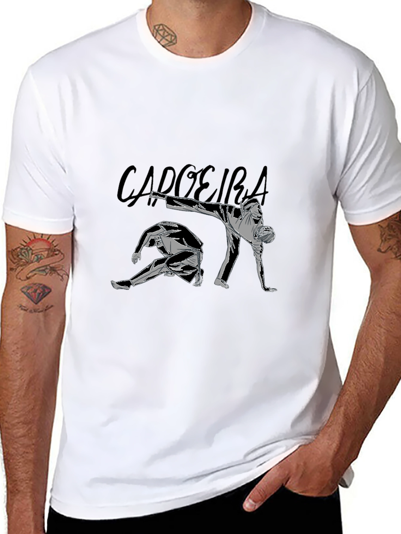 Black Capoeira Graphic Tee
