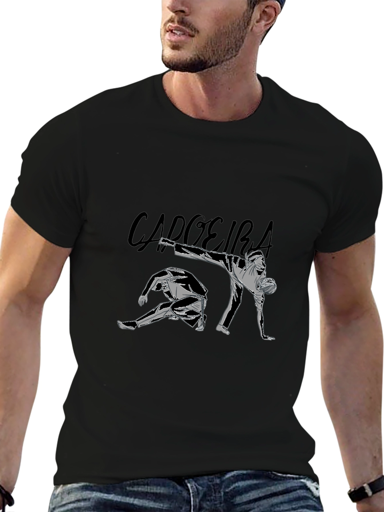 Black Capoeira Graphic Tee