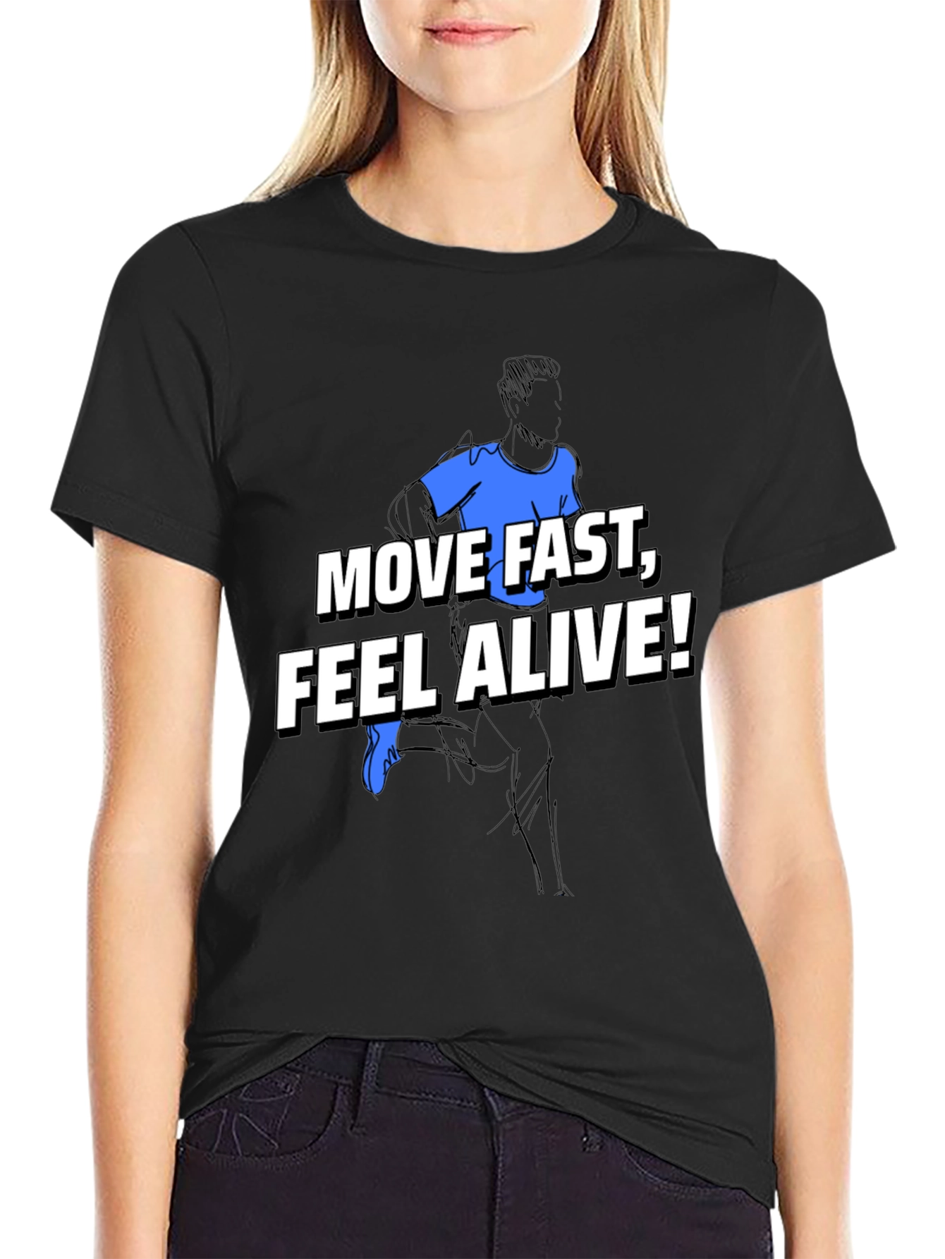 Move Fast Feel Alive Graphic Tee