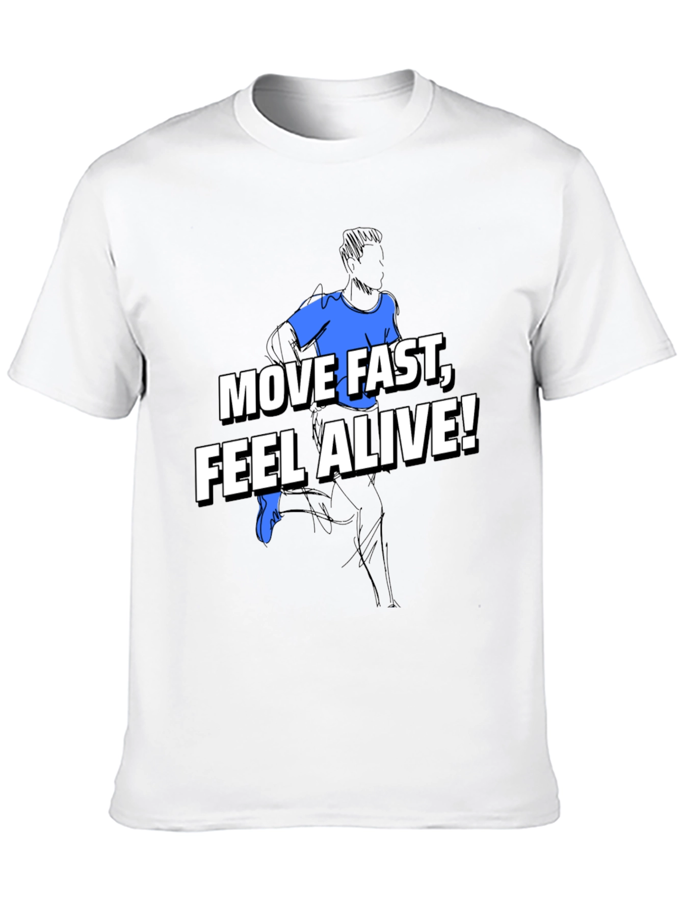Move Fast Feel Alive Graphic Tee