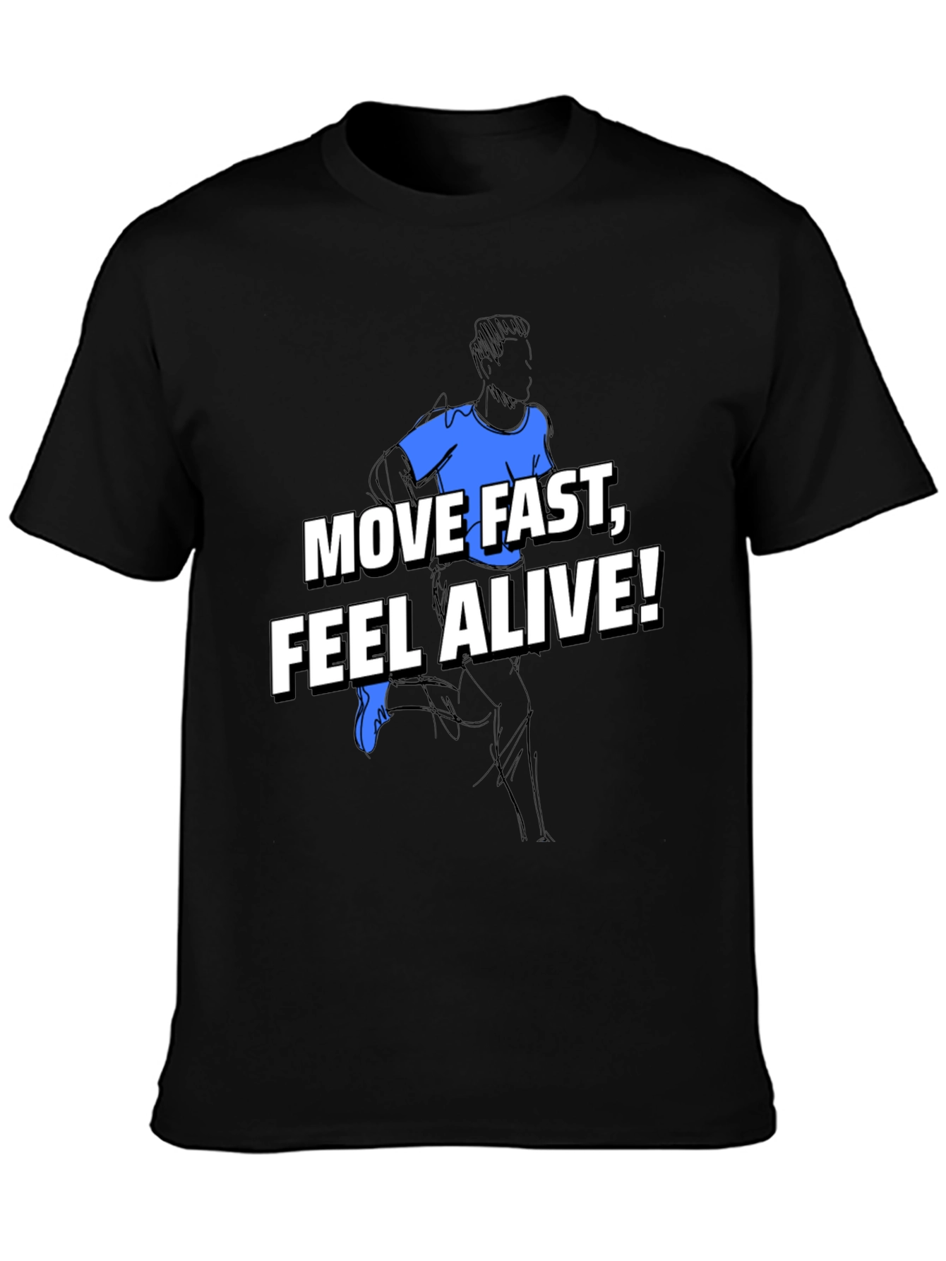 Move Fast Feel Alive Graphic Tee