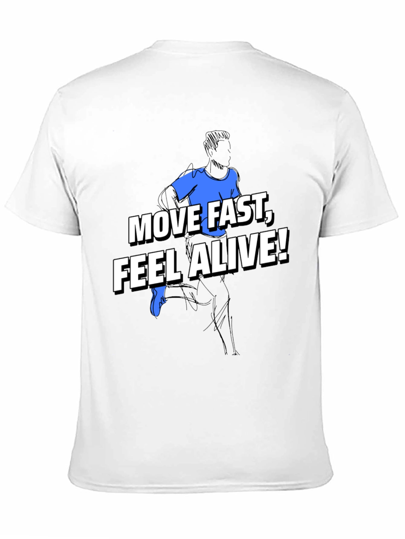 Move Fast Feel Alive Graphic Tee
