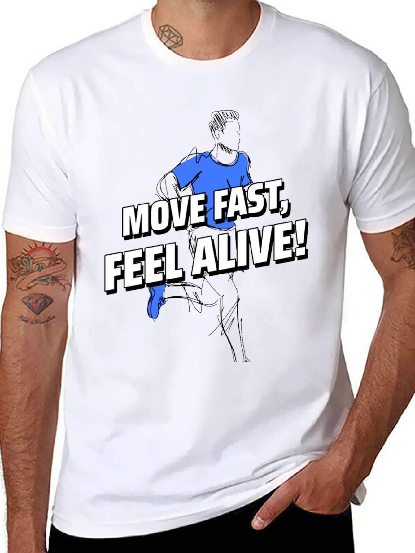 Move Fast Feel Alive Graphic Tee