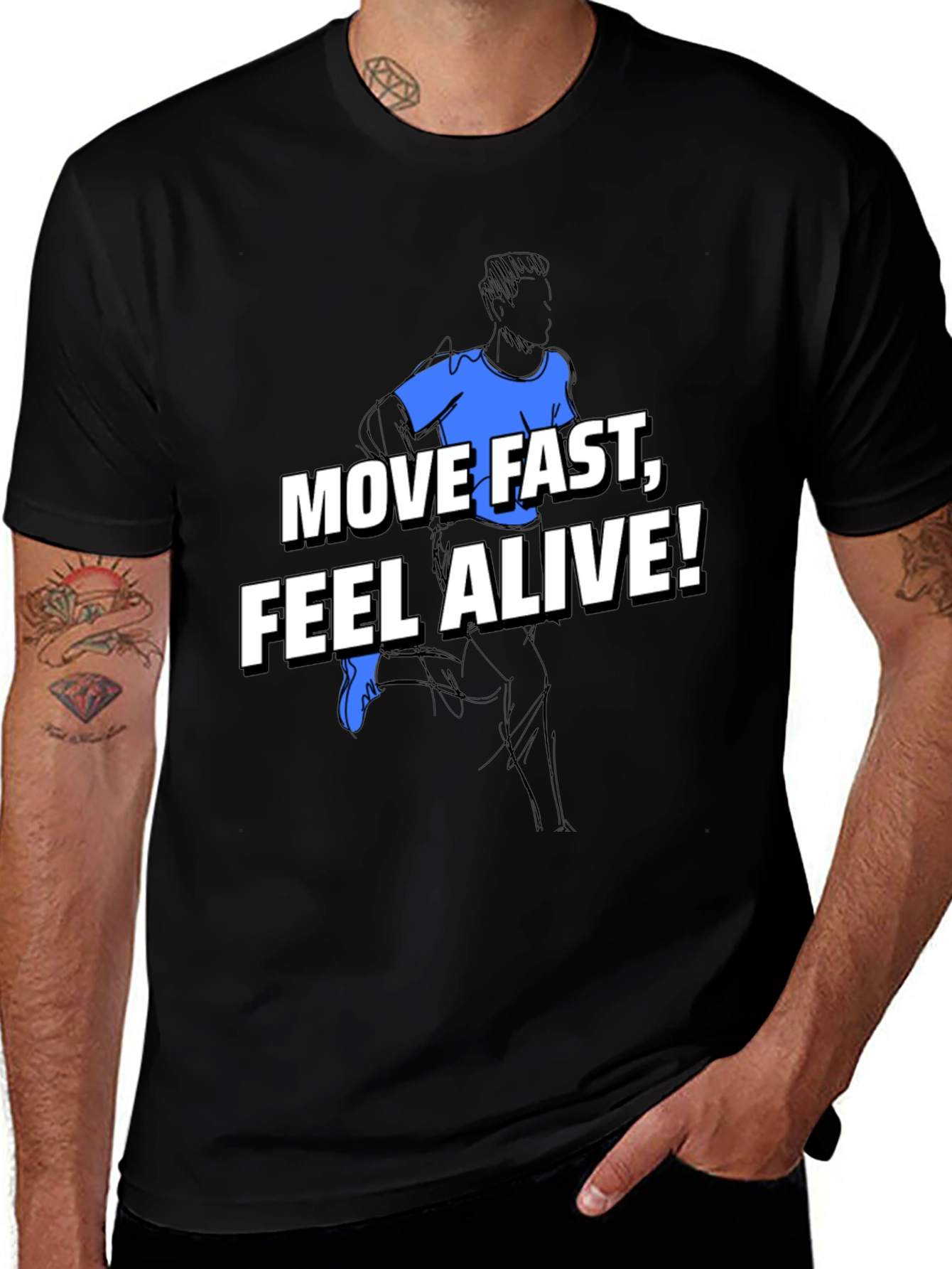 Move Fast Feel Alive Graphic Tee