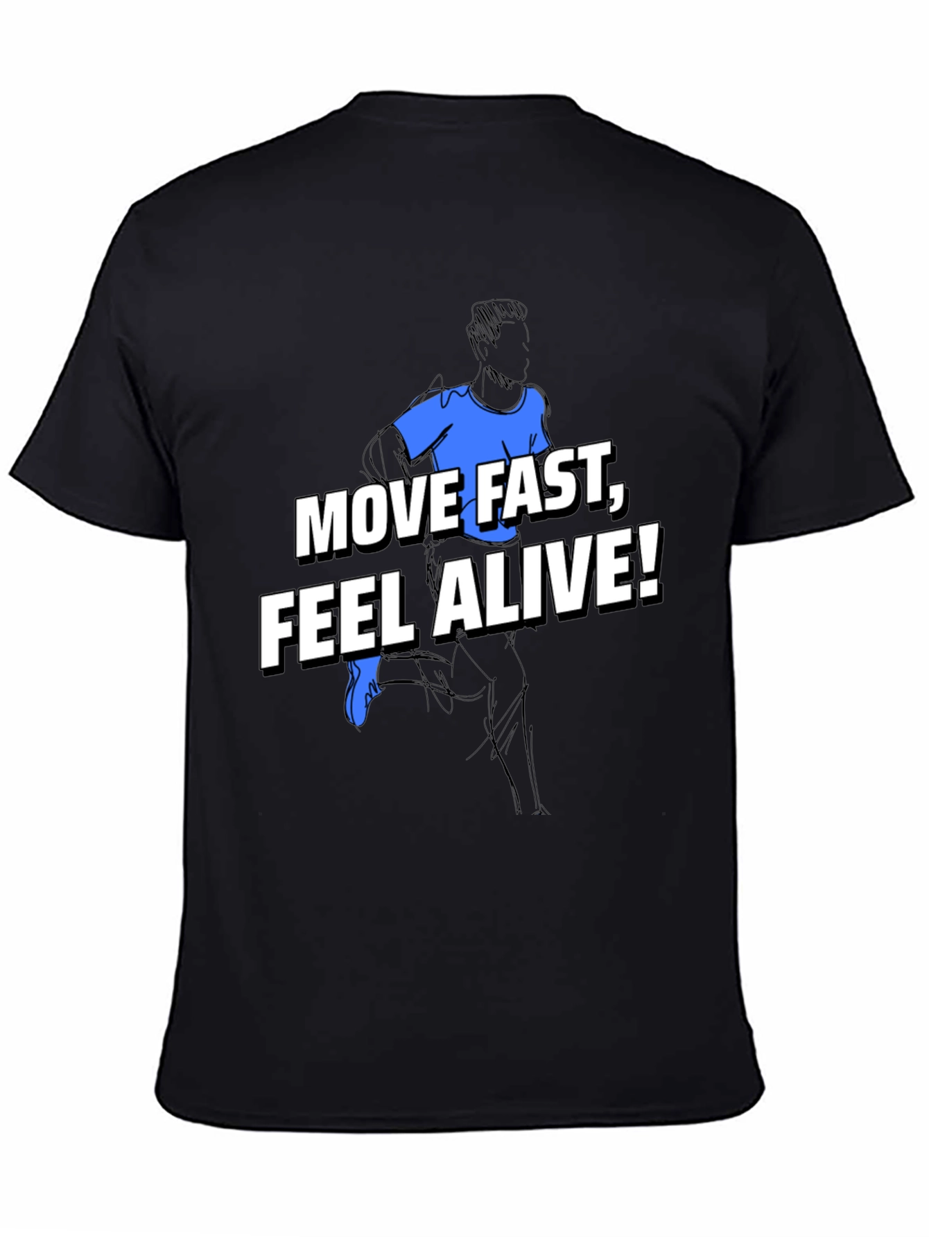 Move Fast Feel Alive Graphic Tee