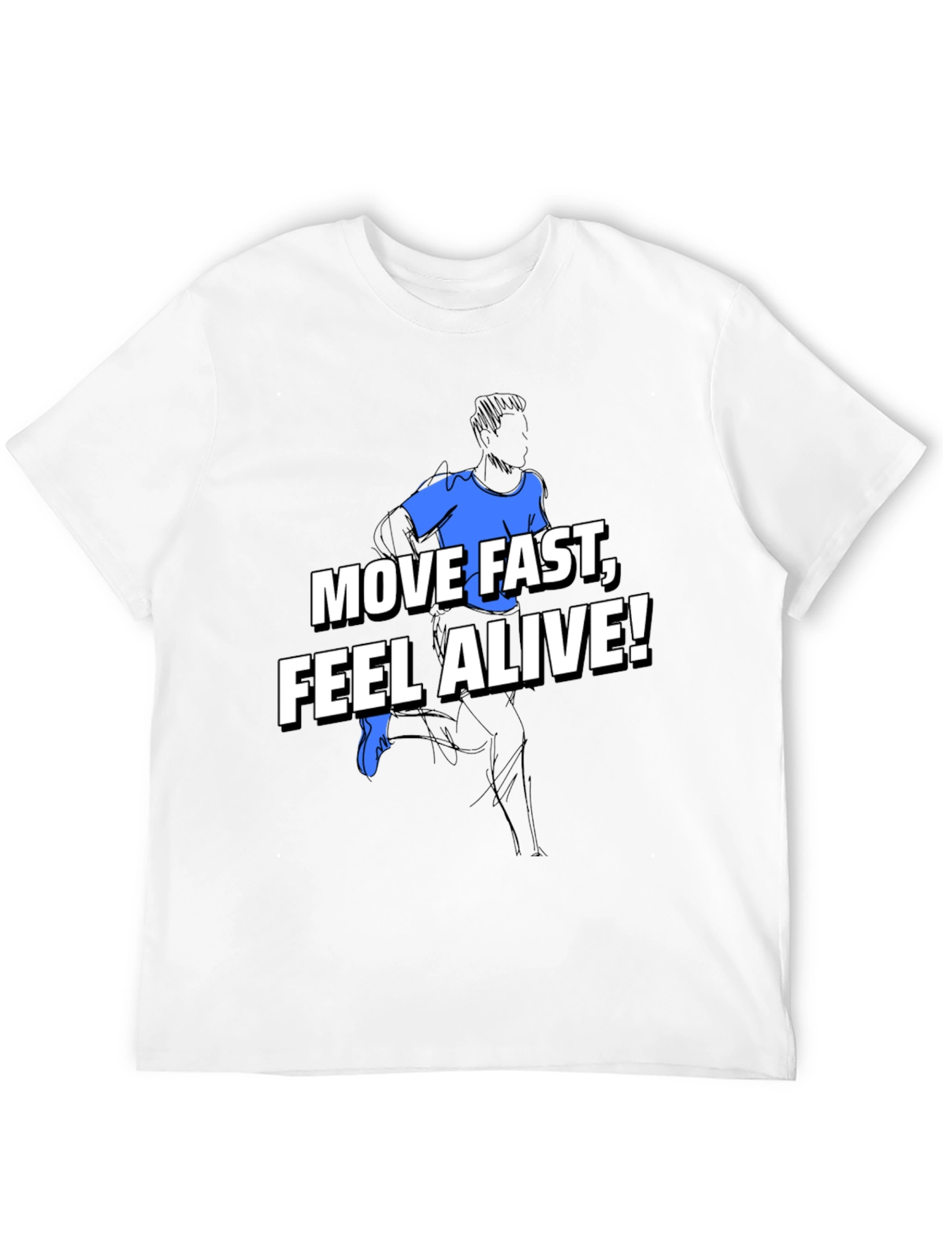 Move Fast Feel Alive Graphic Tee