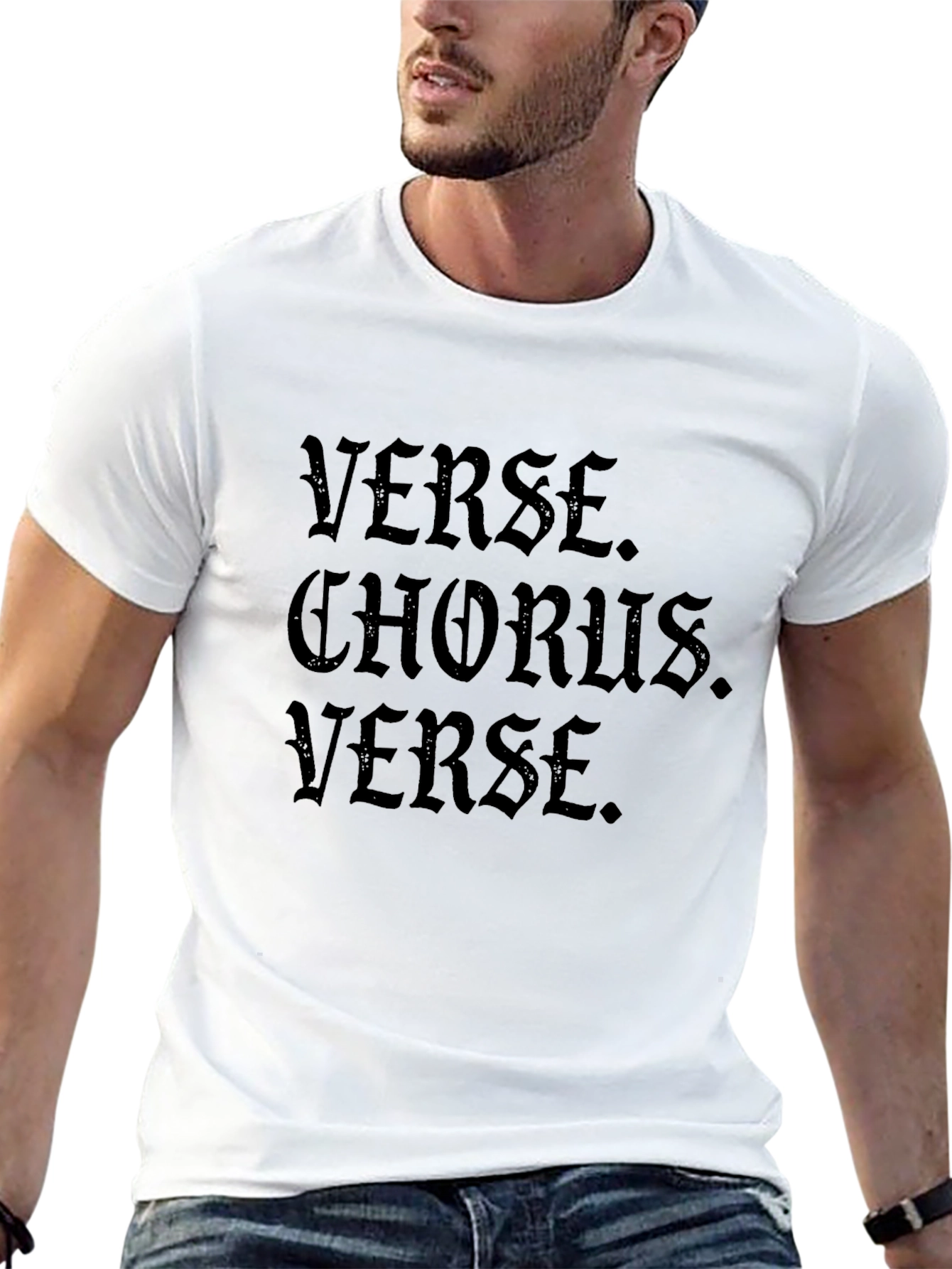 Verse Chorus Verse Black Graphic Tee