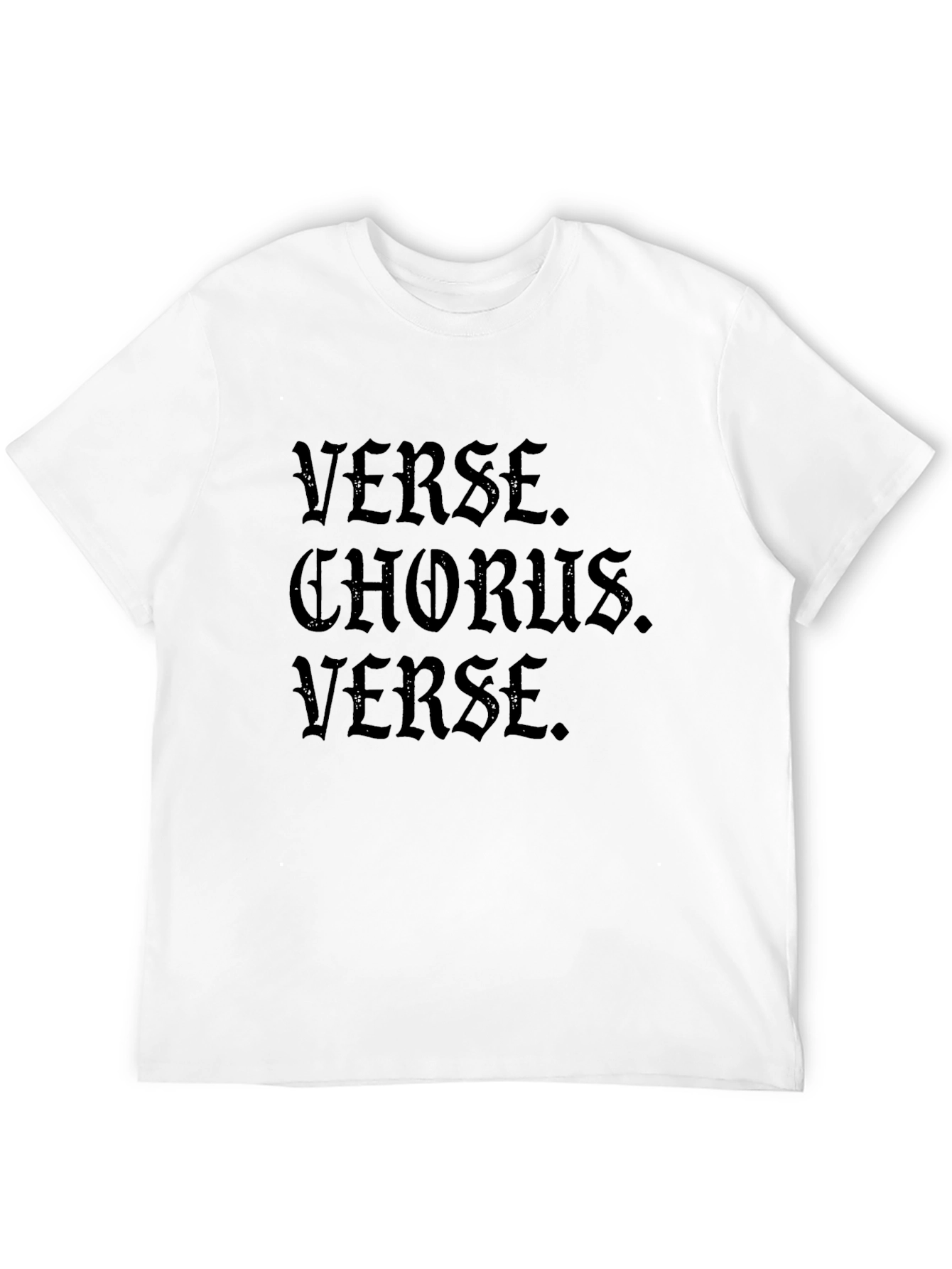 Verse Chorus Verse Black Graphic Tee