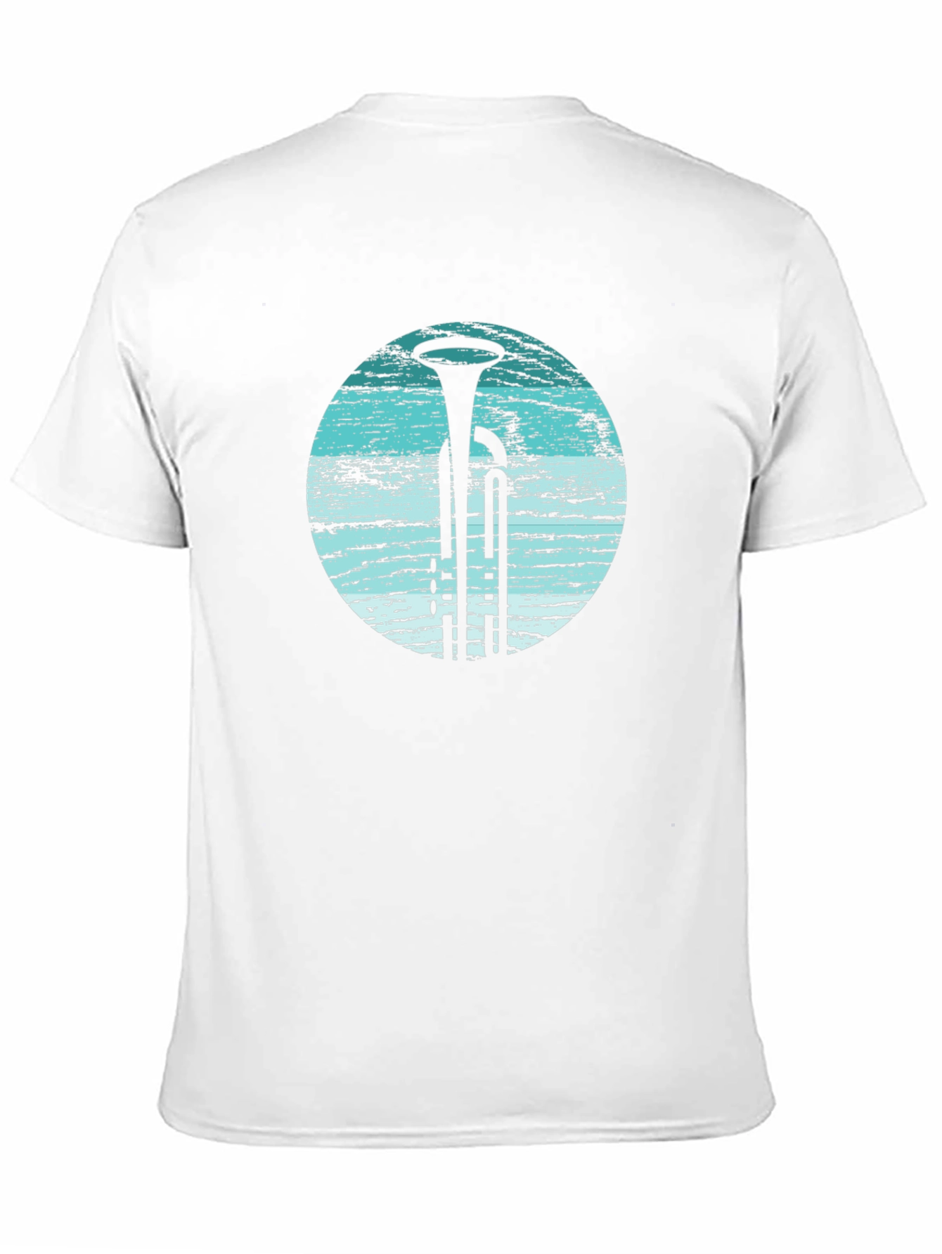 Retro Trombone T-Shirt - Music Lover Tee