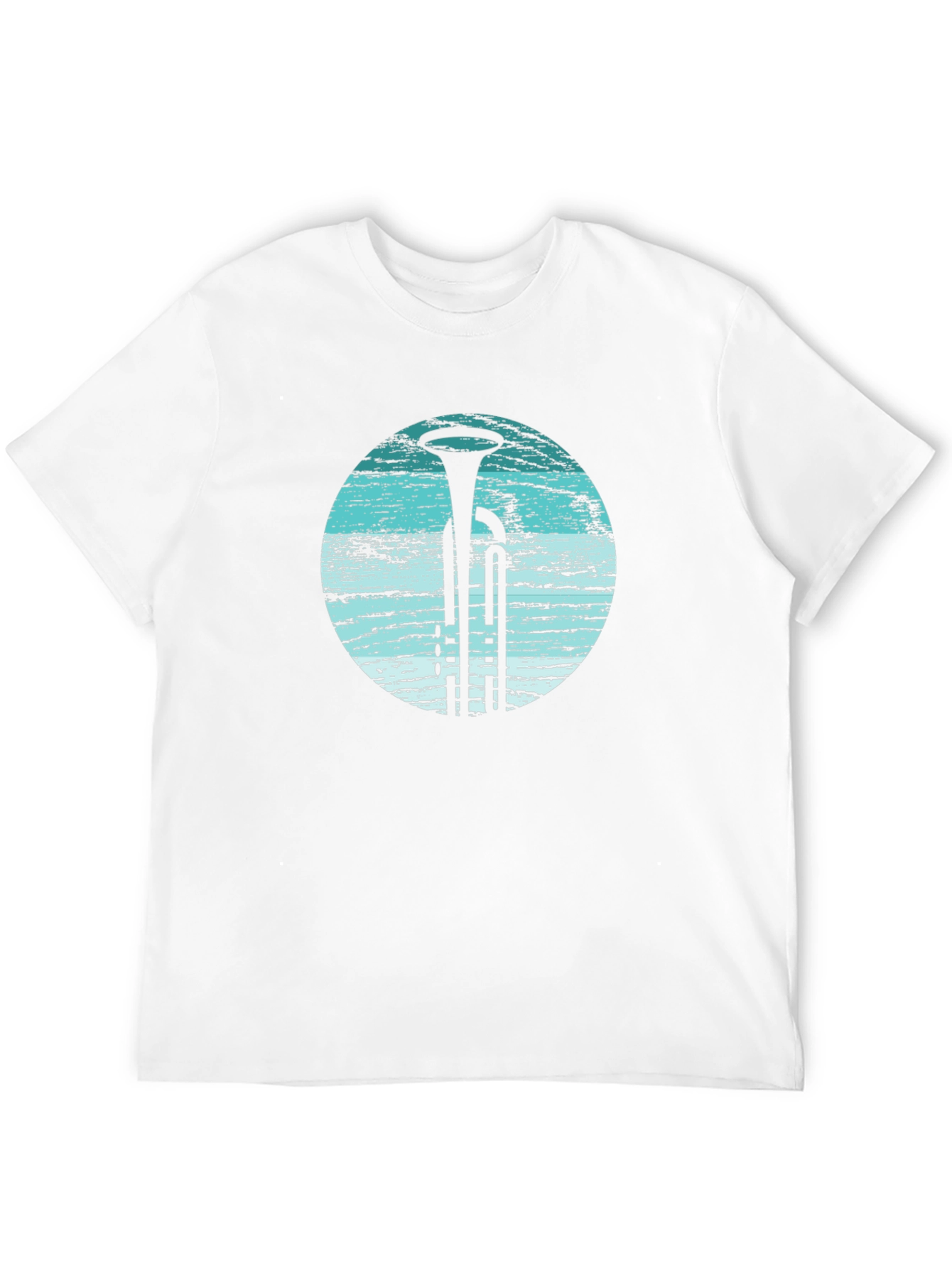 Retro Trombone T-Shirt - Music Lover Tee