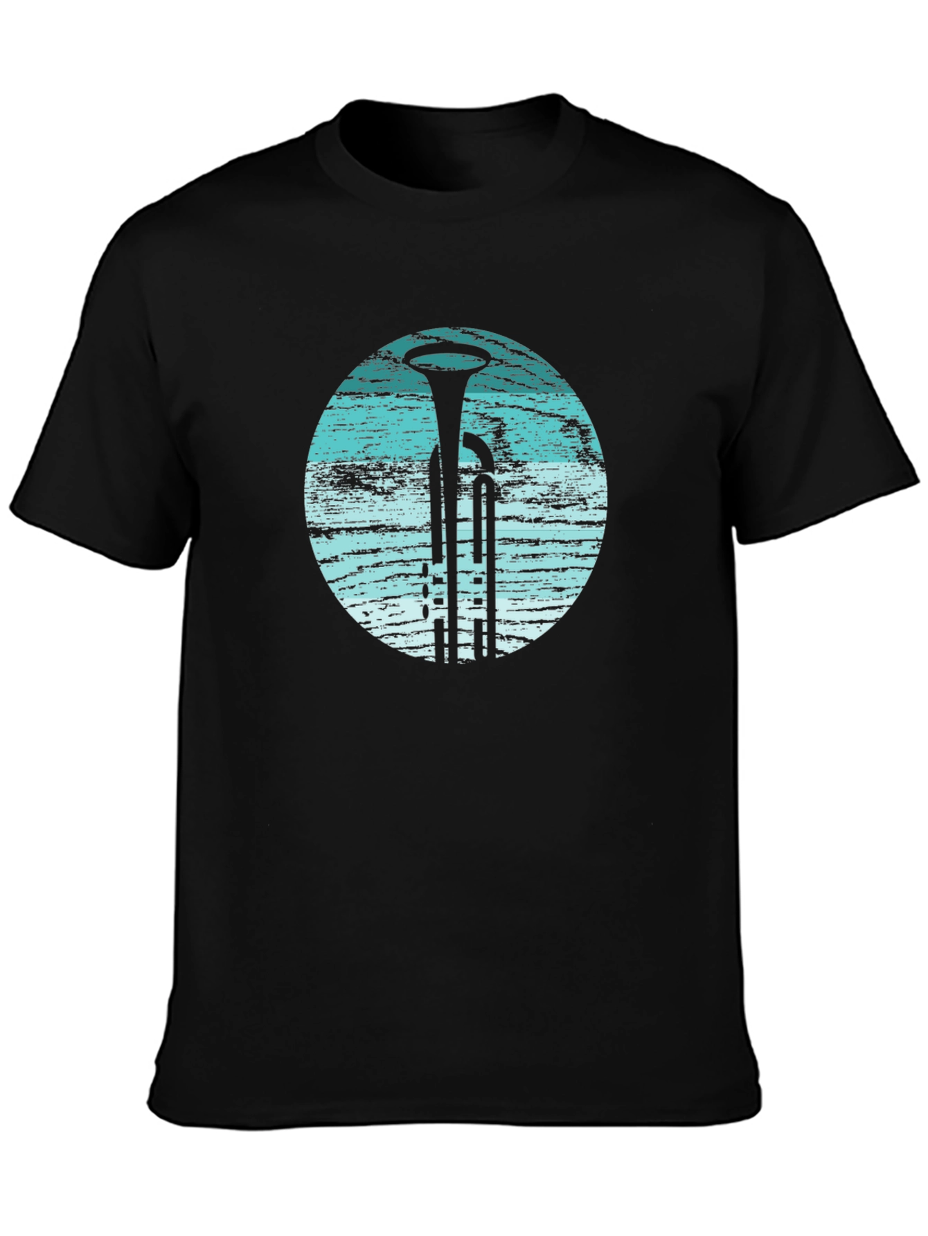Retro Trombone T-Shirt - Music Lover Tee