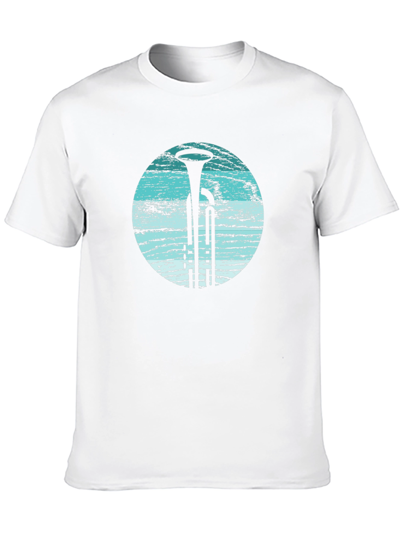 Retro Trombone T-Shirt - Music Lover Tee