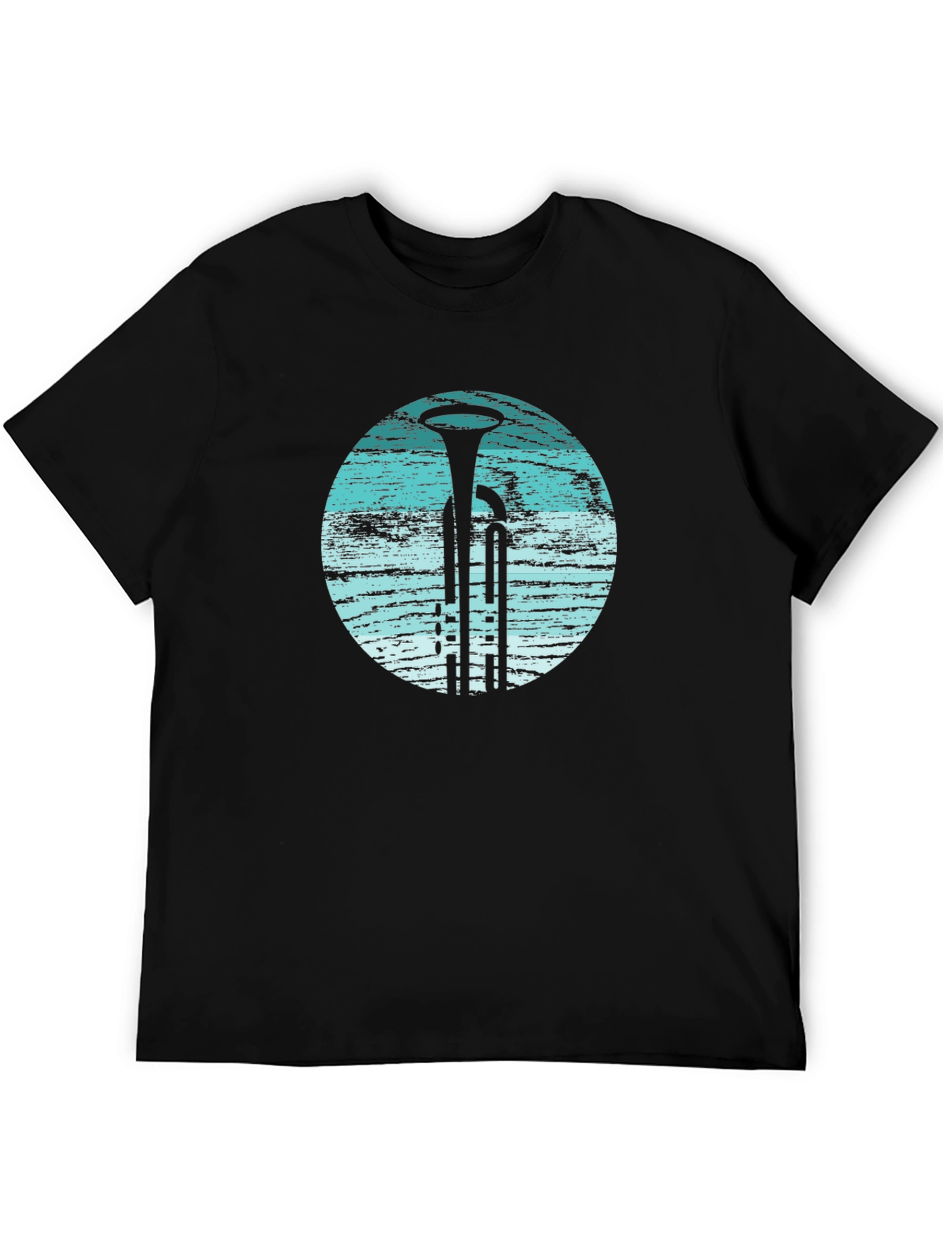 Retro Trombone T-Shirt - Music Lover Tee