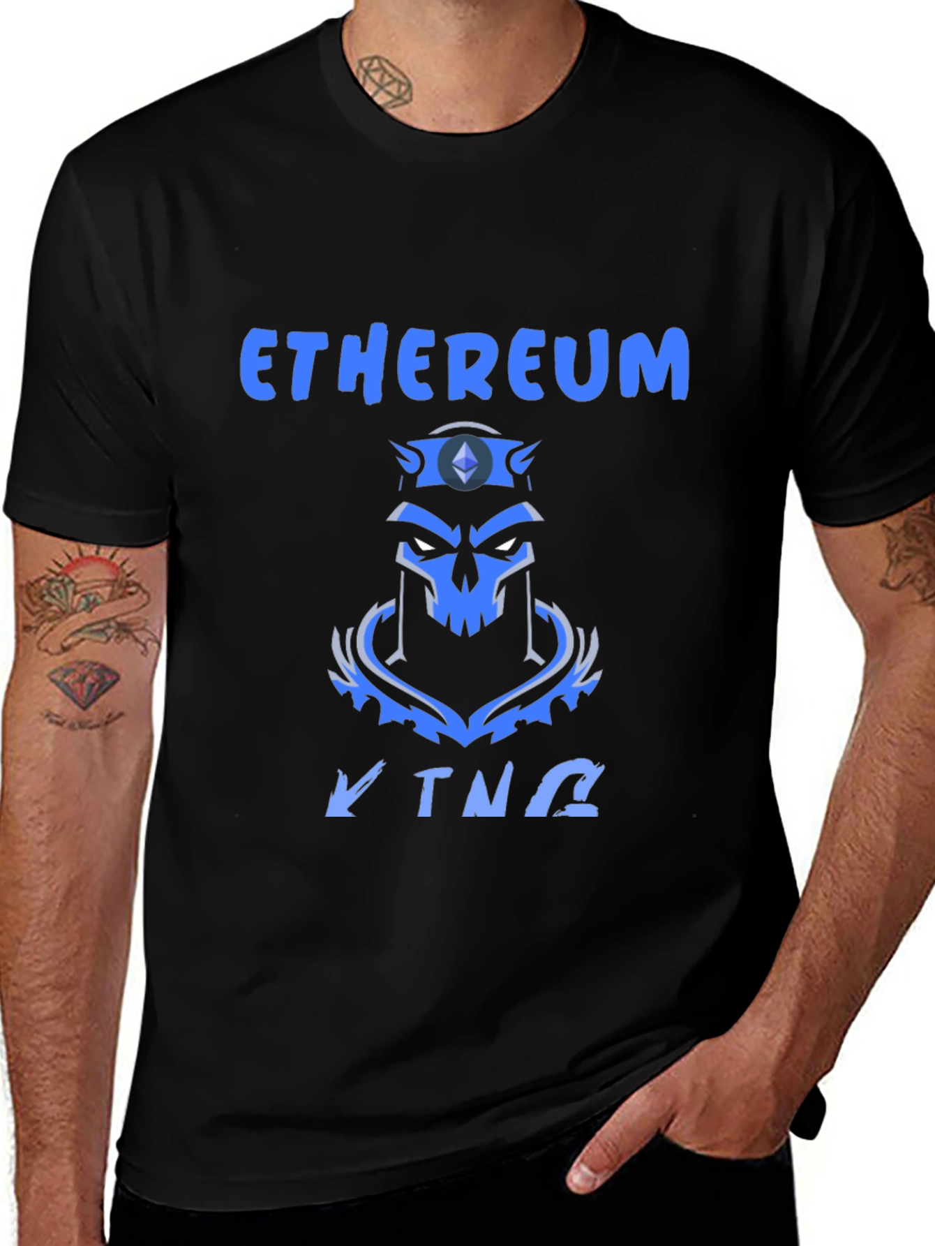 Ethereum King Black T-Shirt