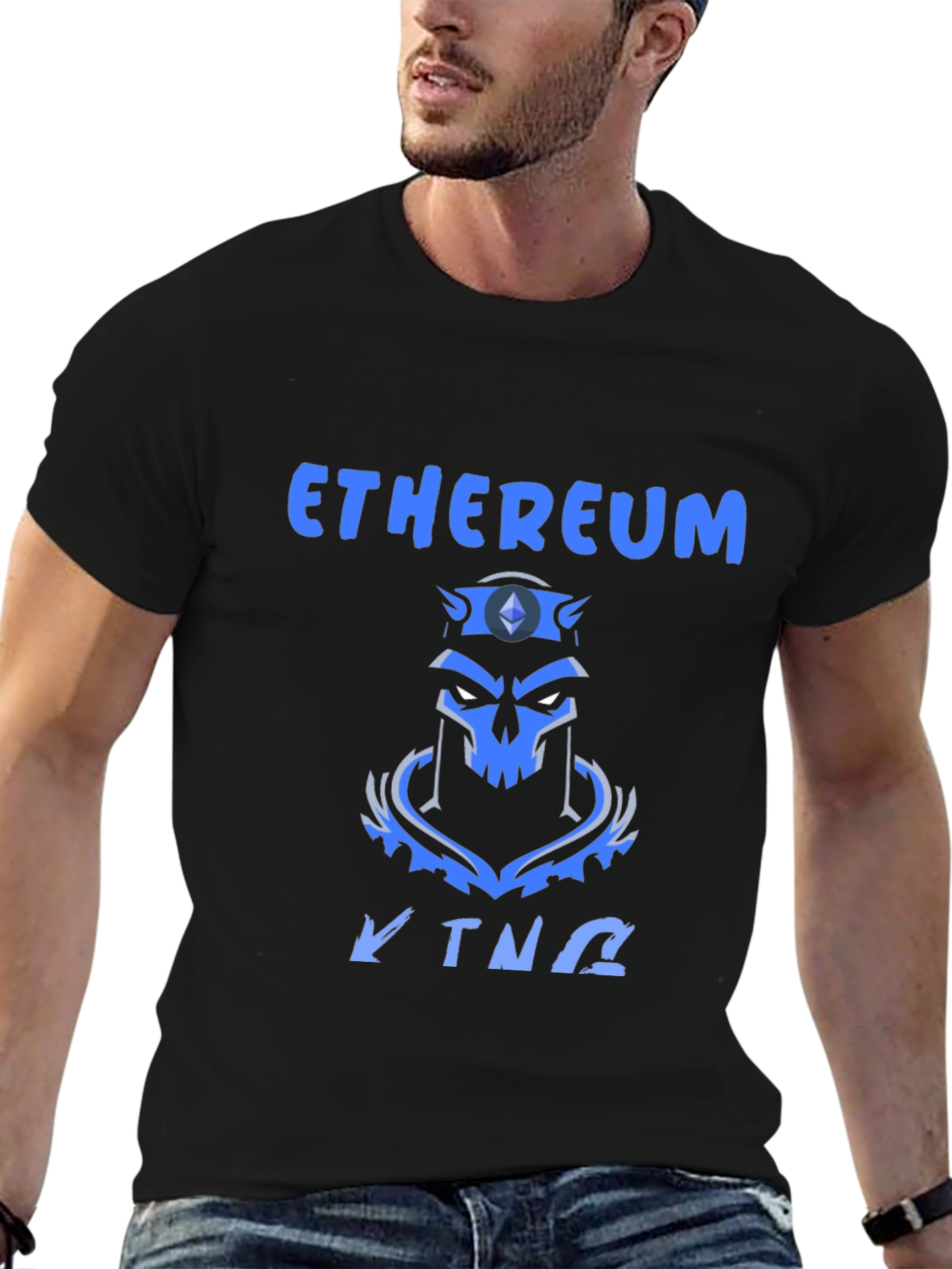Ethereum King Black T-Shirt
