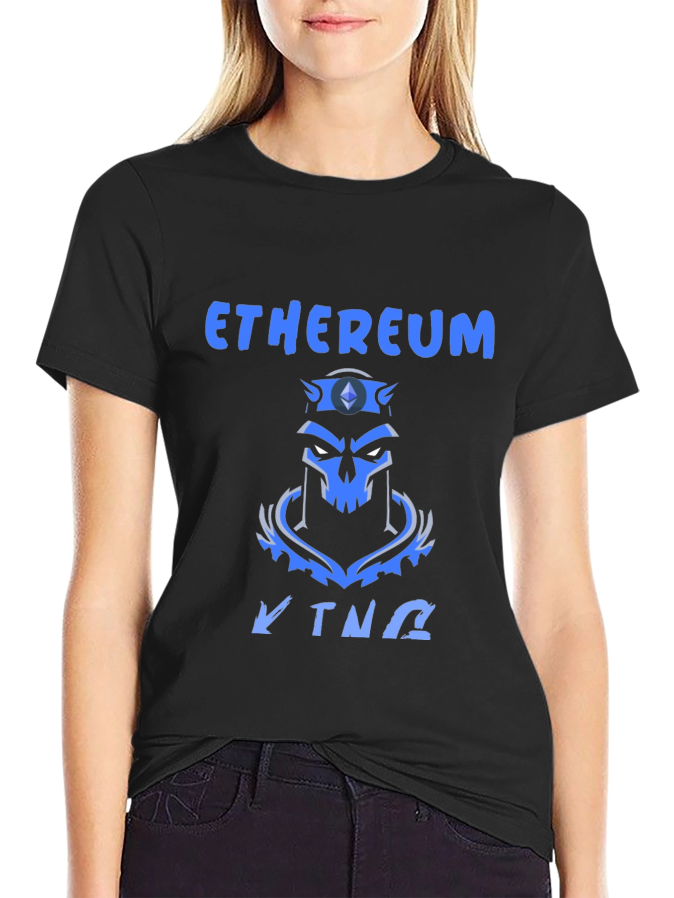 Ethereum King Black T-Shirt