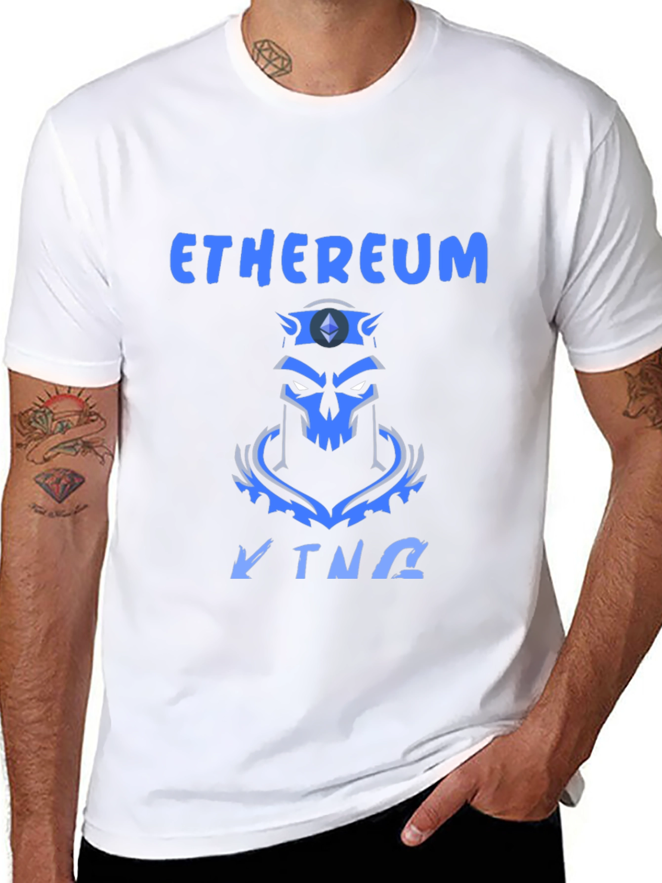 Ethereum King Black T-Shirt