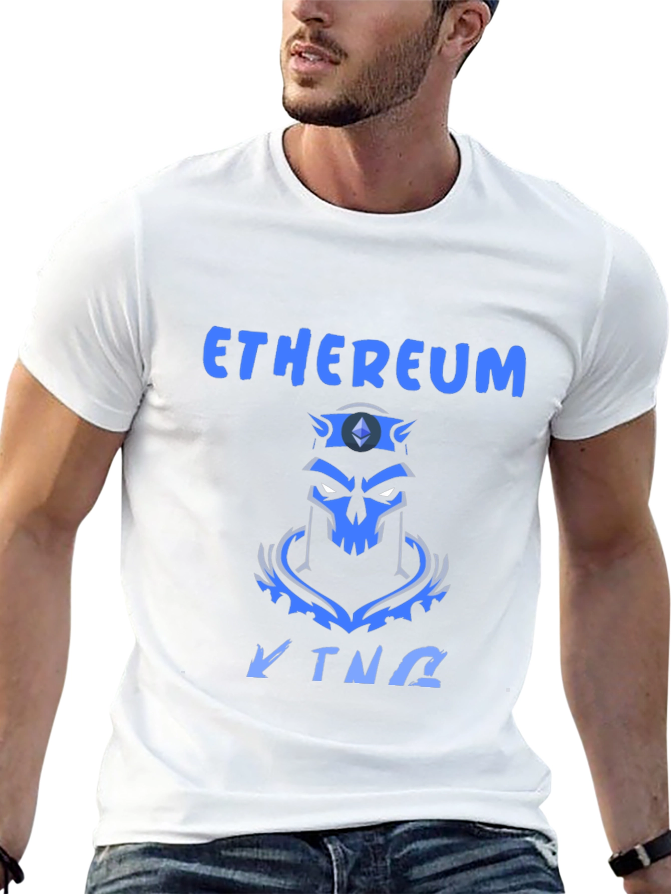 Ethereum King Black T-Shirt