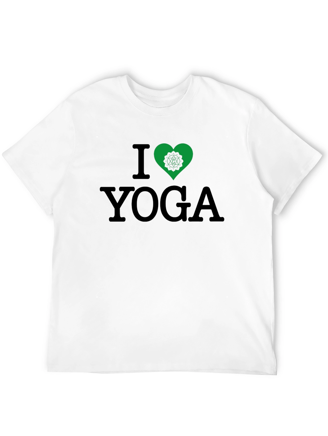 I Heart Yoga T-Shirt - Chakra Design