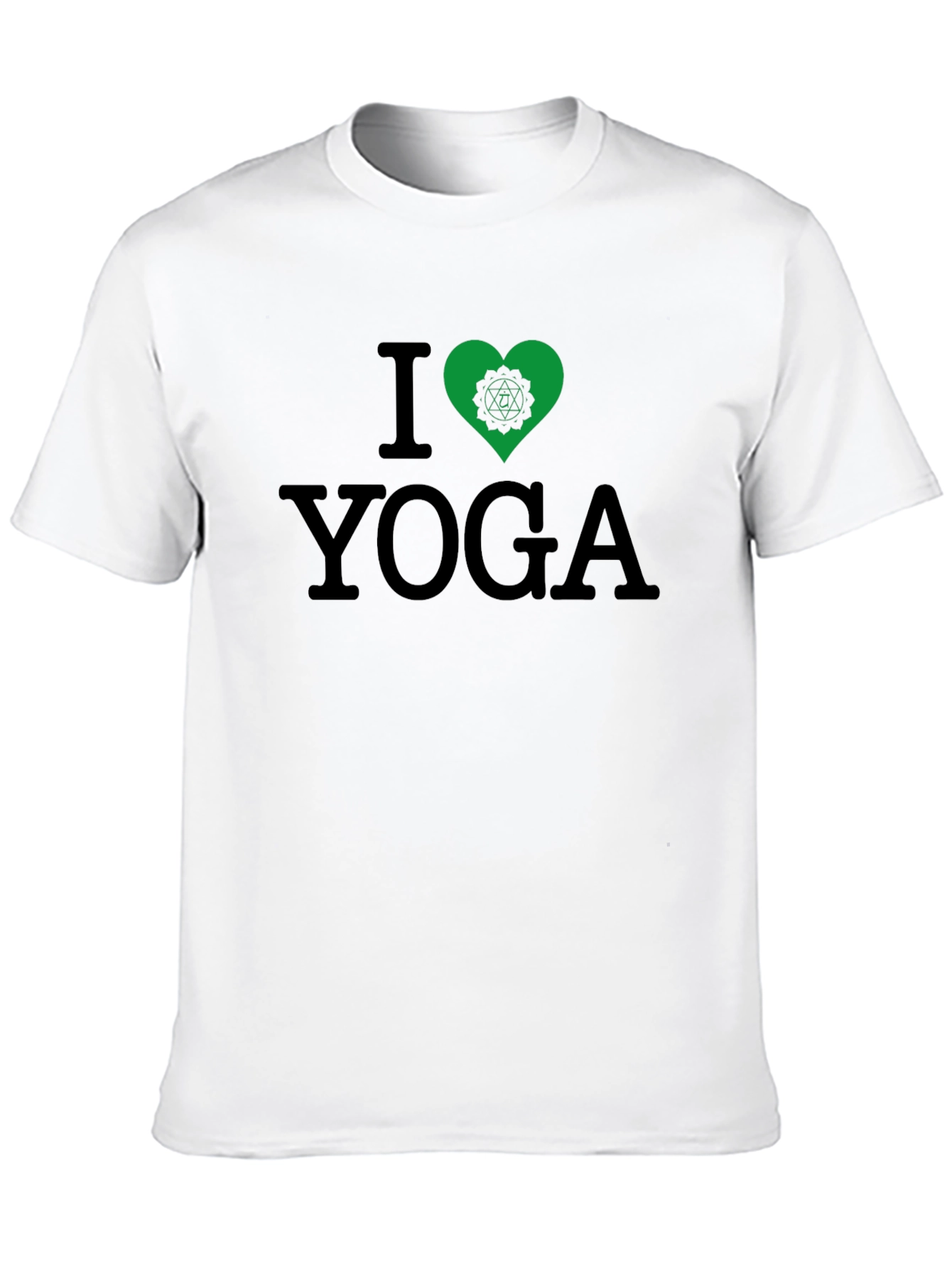 I Heart Yoga T-Shirt - Chakra Design