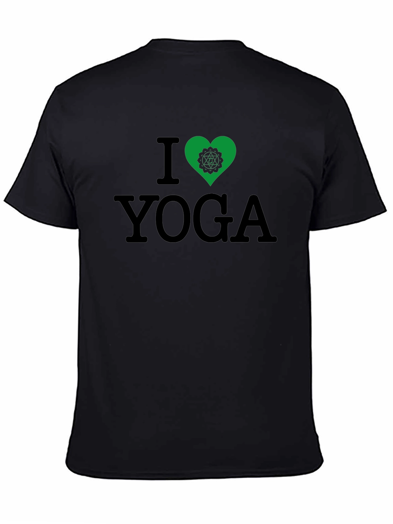 I Heart Yoga T-Shirt - Chakra Design