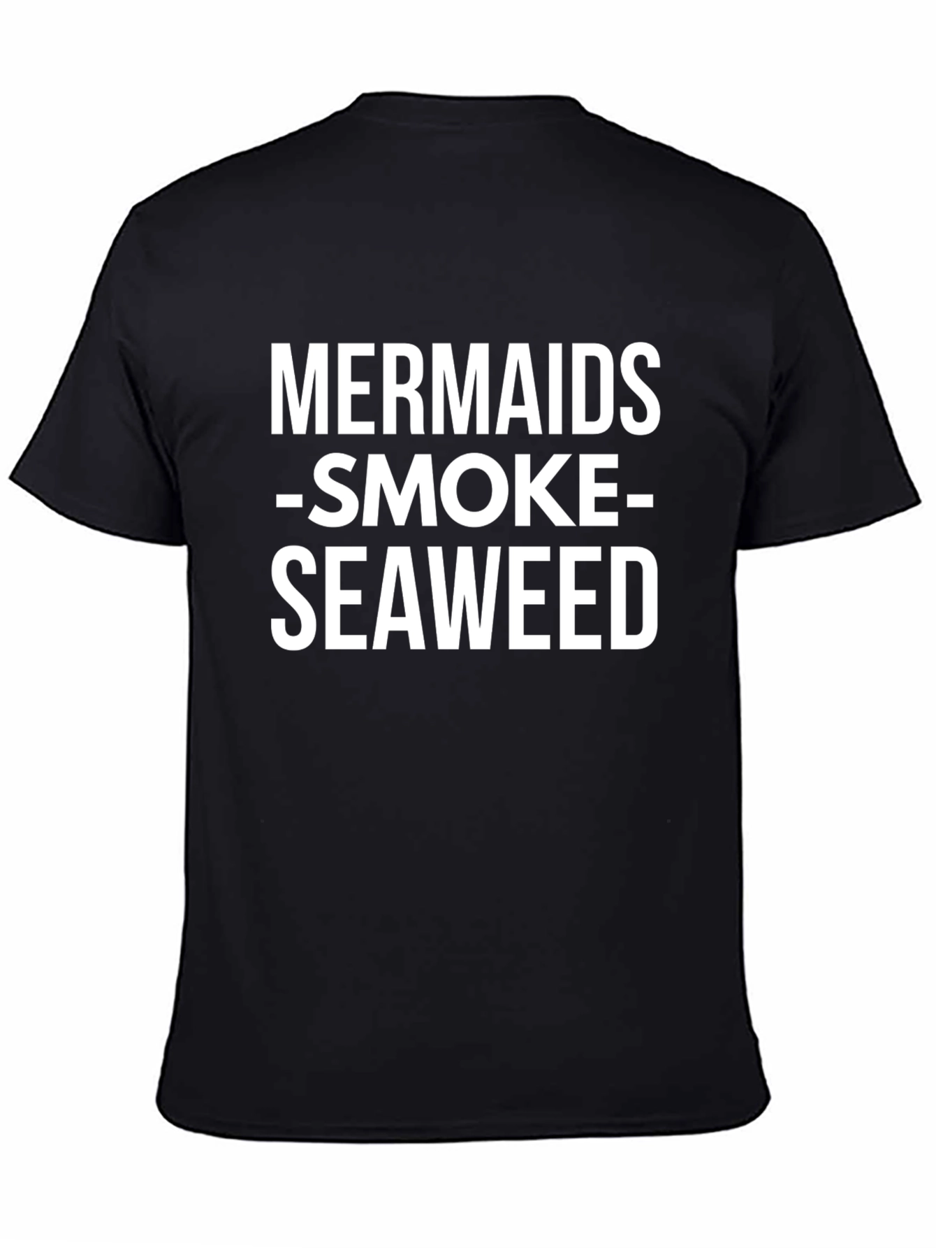 Mermaids Smoke Seaweed Black T-Shirt