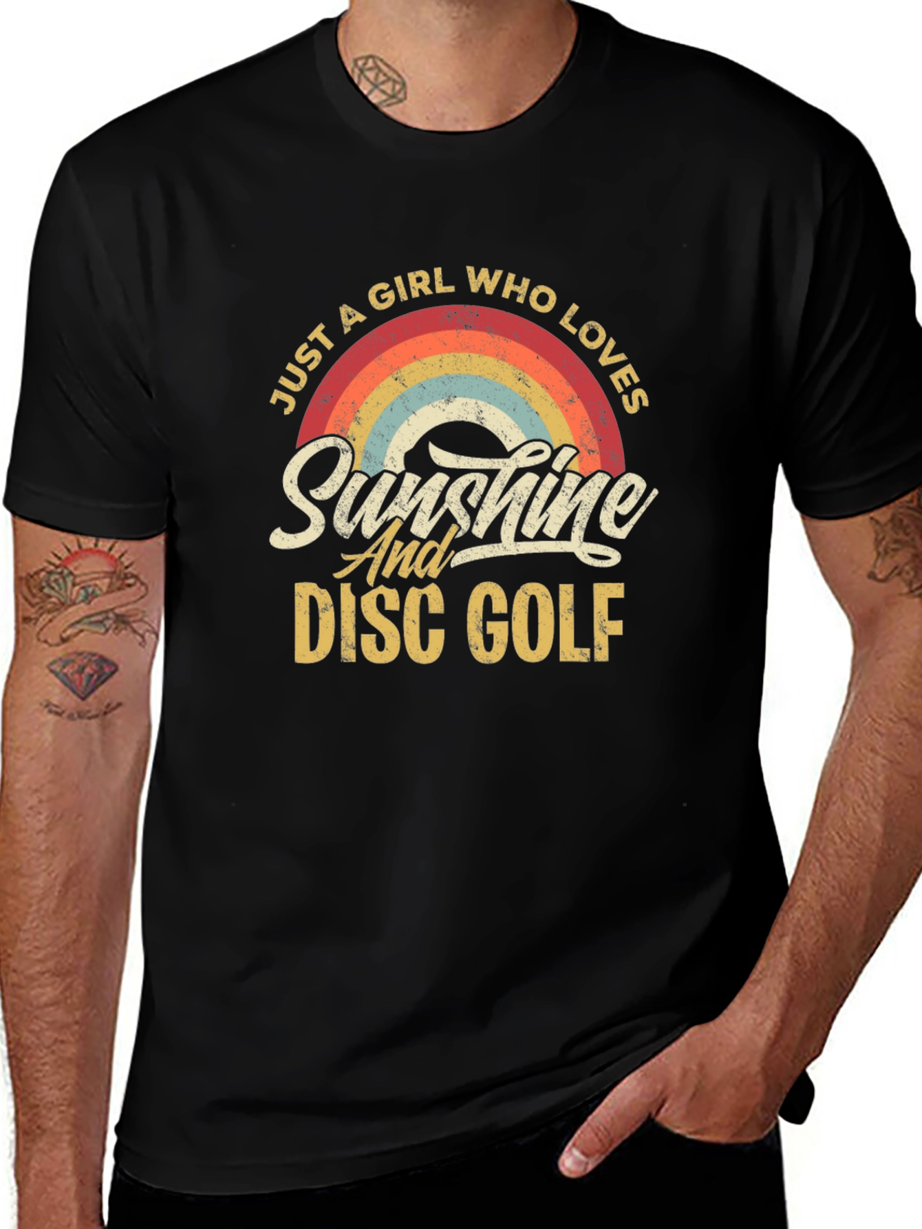 Sunshine & Disc Golf Graphic Tee