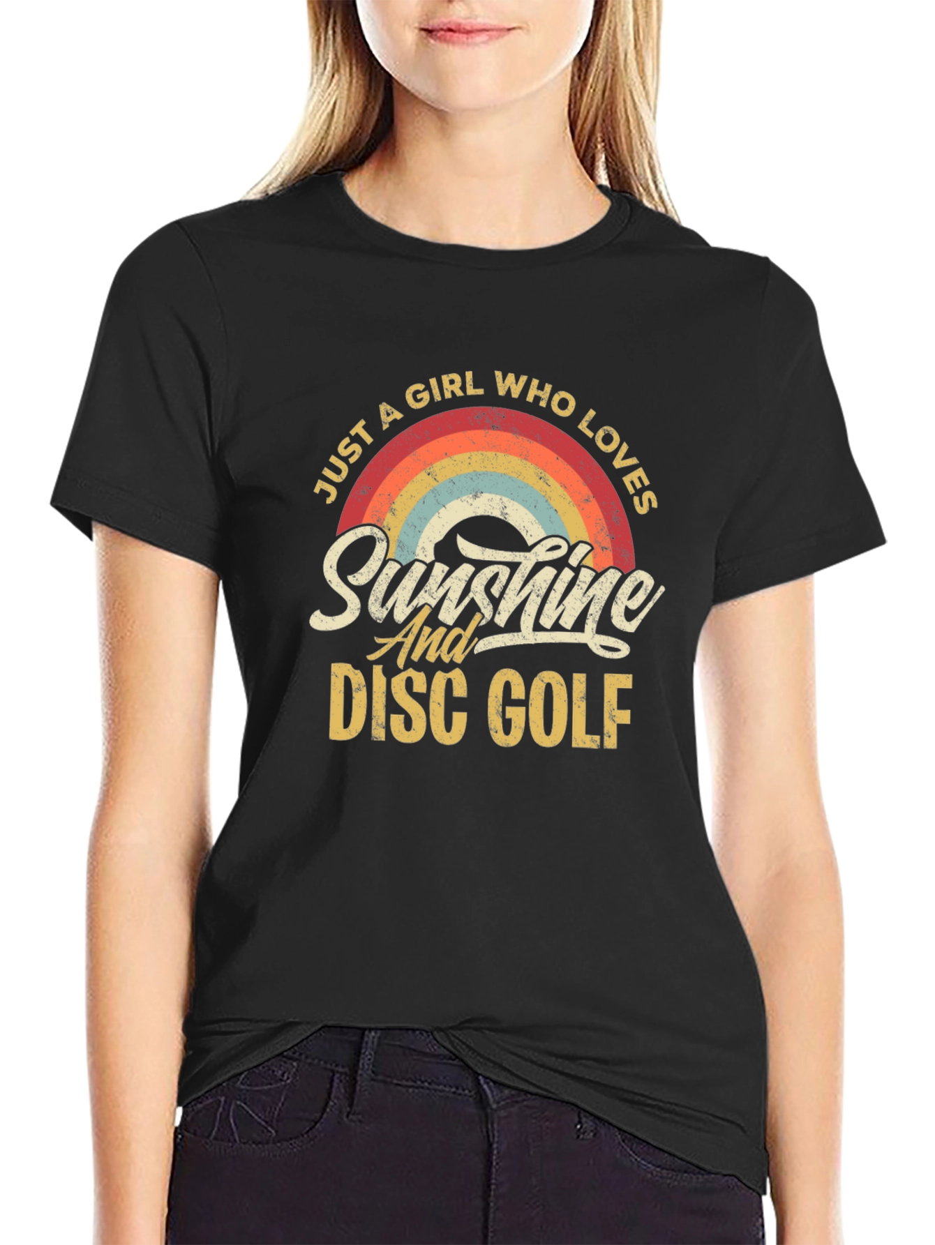 Sunshine & Disc Golf Graphic Tee