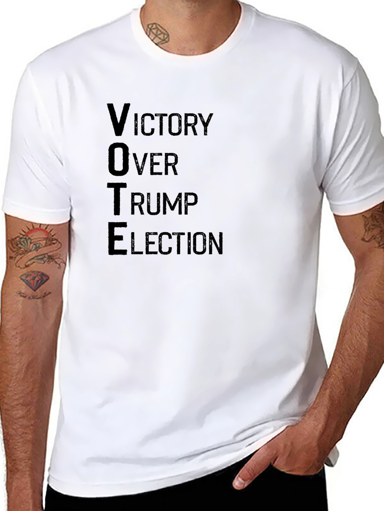 Vote Over Trump Election Graphic Tee