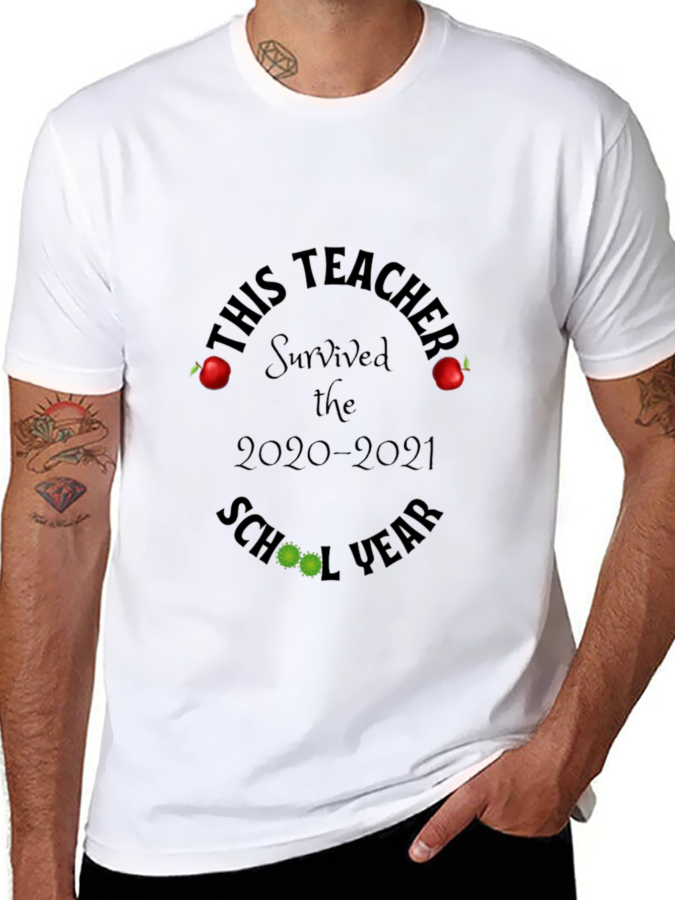 Teacher Survived 2020-2021 T-Shirt