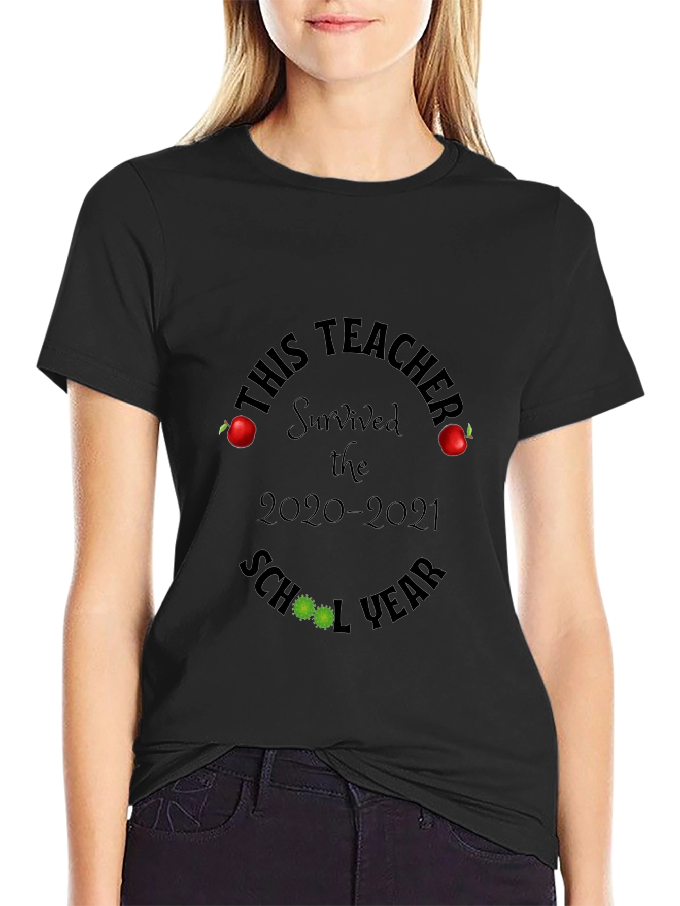 Teacher Survived 2020-2021 T-Shirt