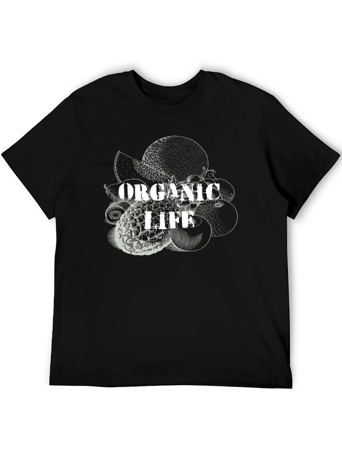 Organic Life Black T-Shirt