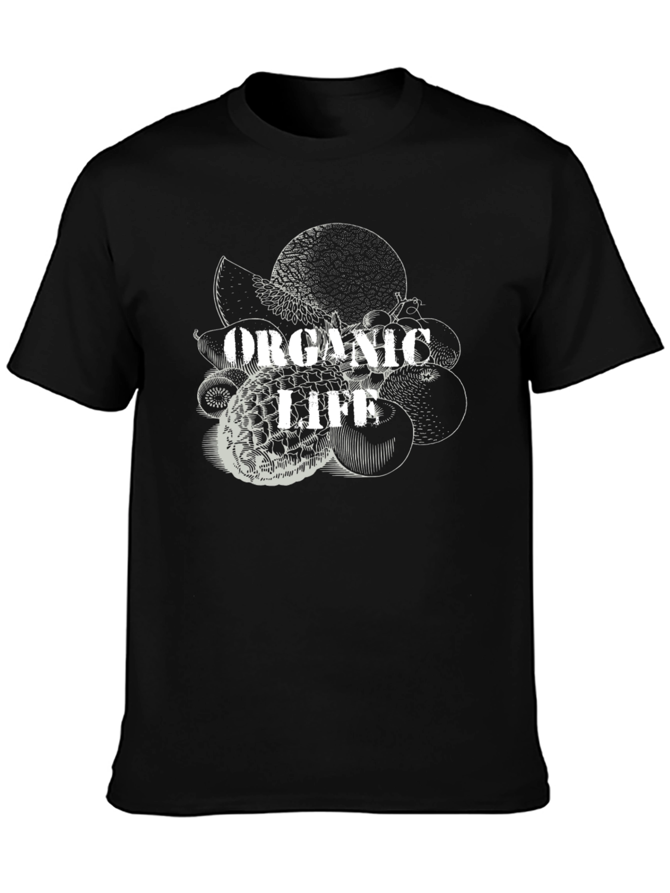 Organic Life Black T-Shirt