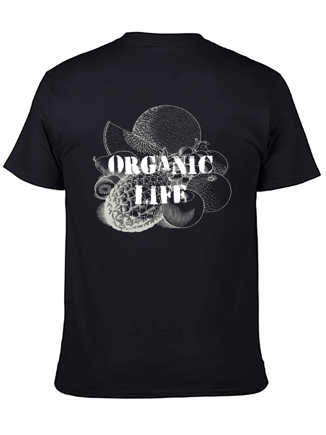 Organic Life Black T-Shirt