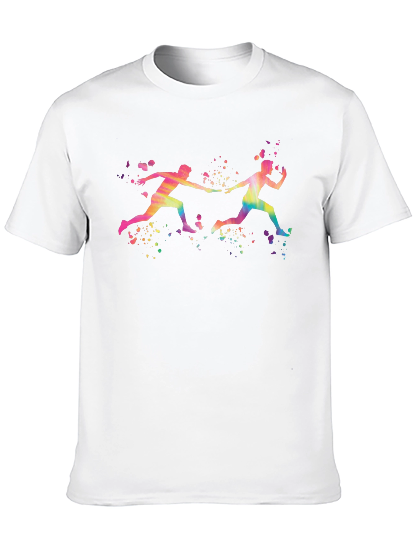 Rainbow Relay Runners Graphic T-Shirt