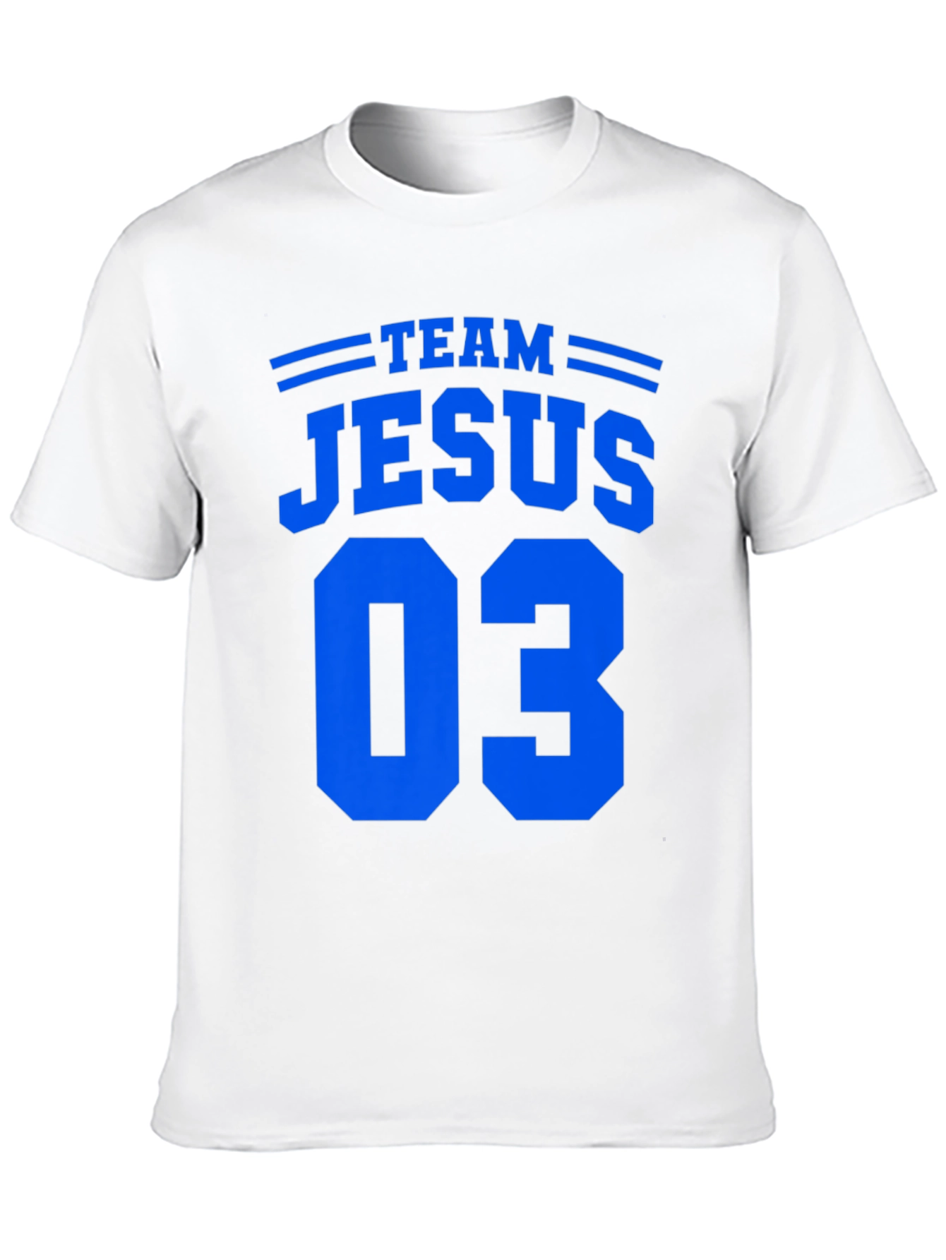 Team Jesus 03 Black Graphic T-Shirt