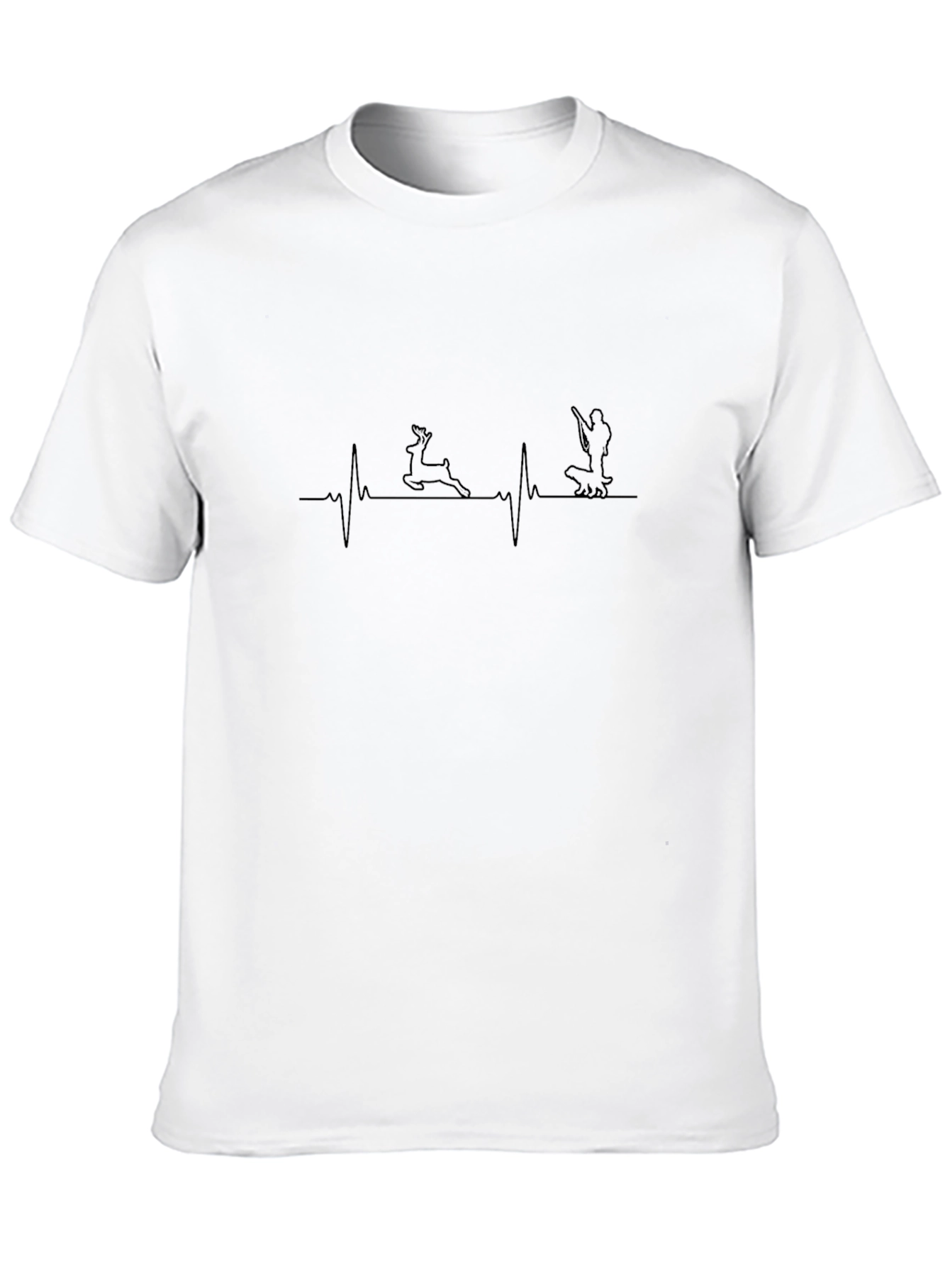 Hunter Heartbeat T-Shirt - Deer Hunting Tee