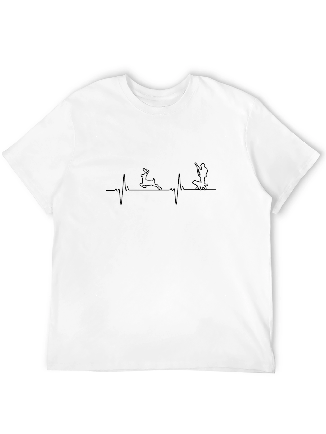 Hunter Heartbeat T-Shirt - Deer Hunting Tee