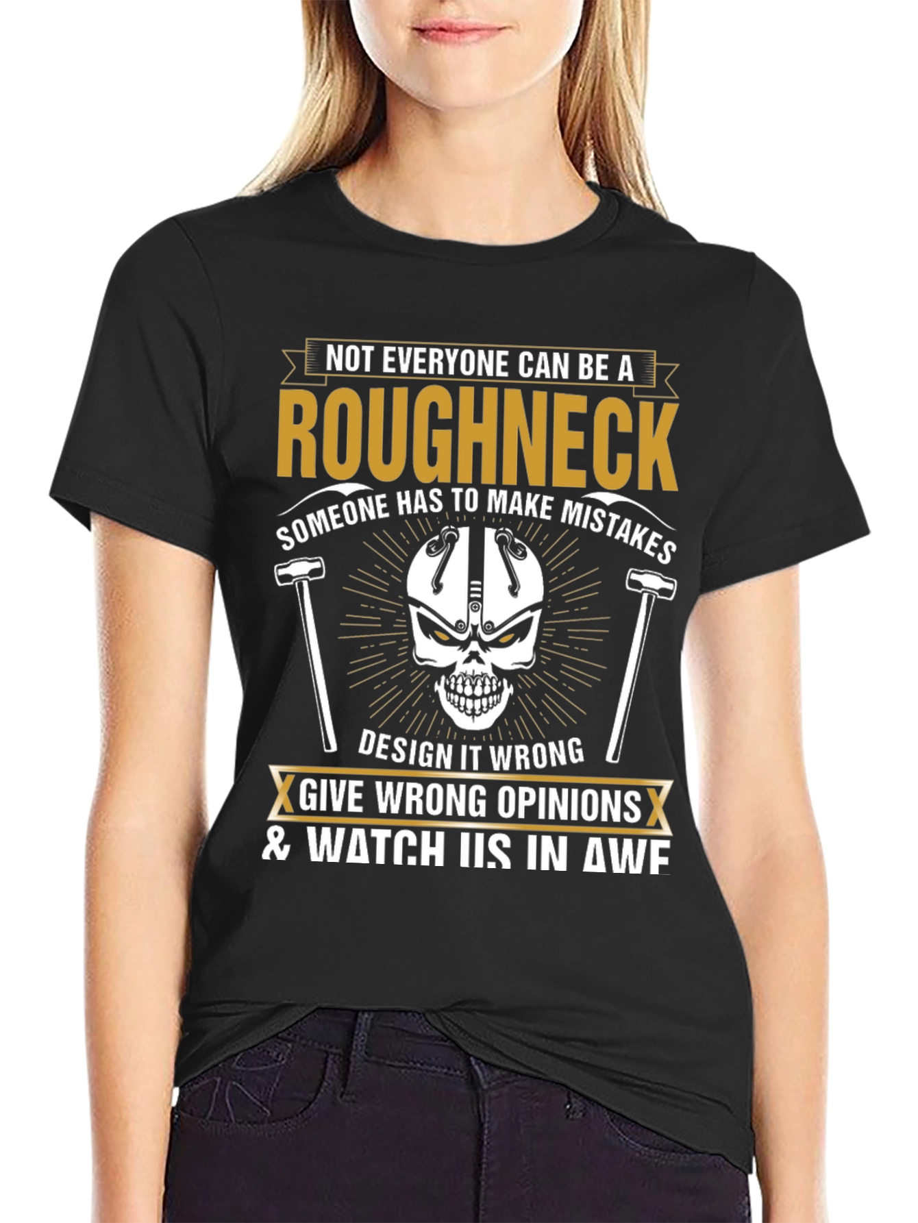 Roughneck Graphic Tee: Make Mistakes Watch in Awe