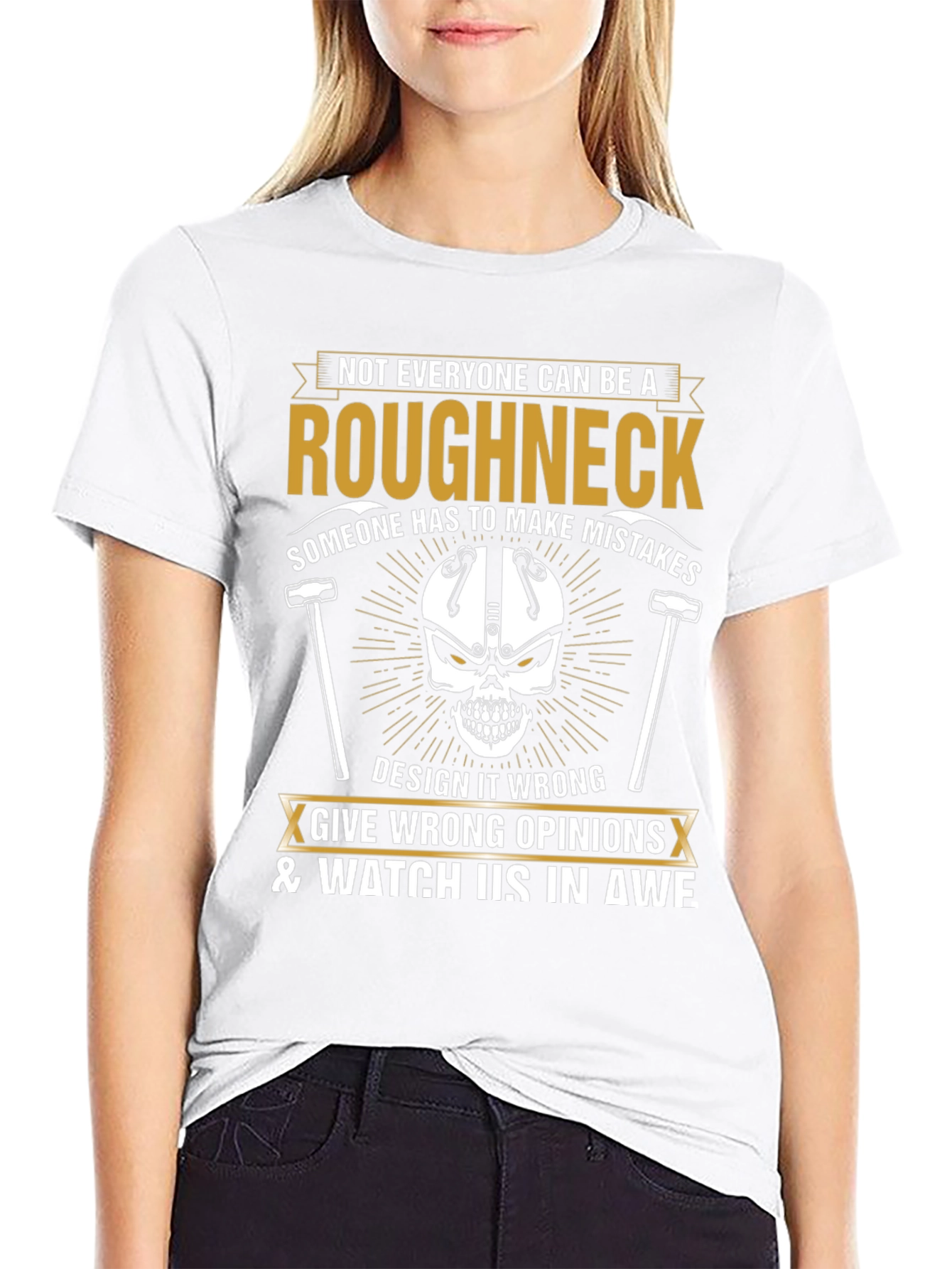 Roughneck Graphic Tee: Make Mistakes Watch in Awe