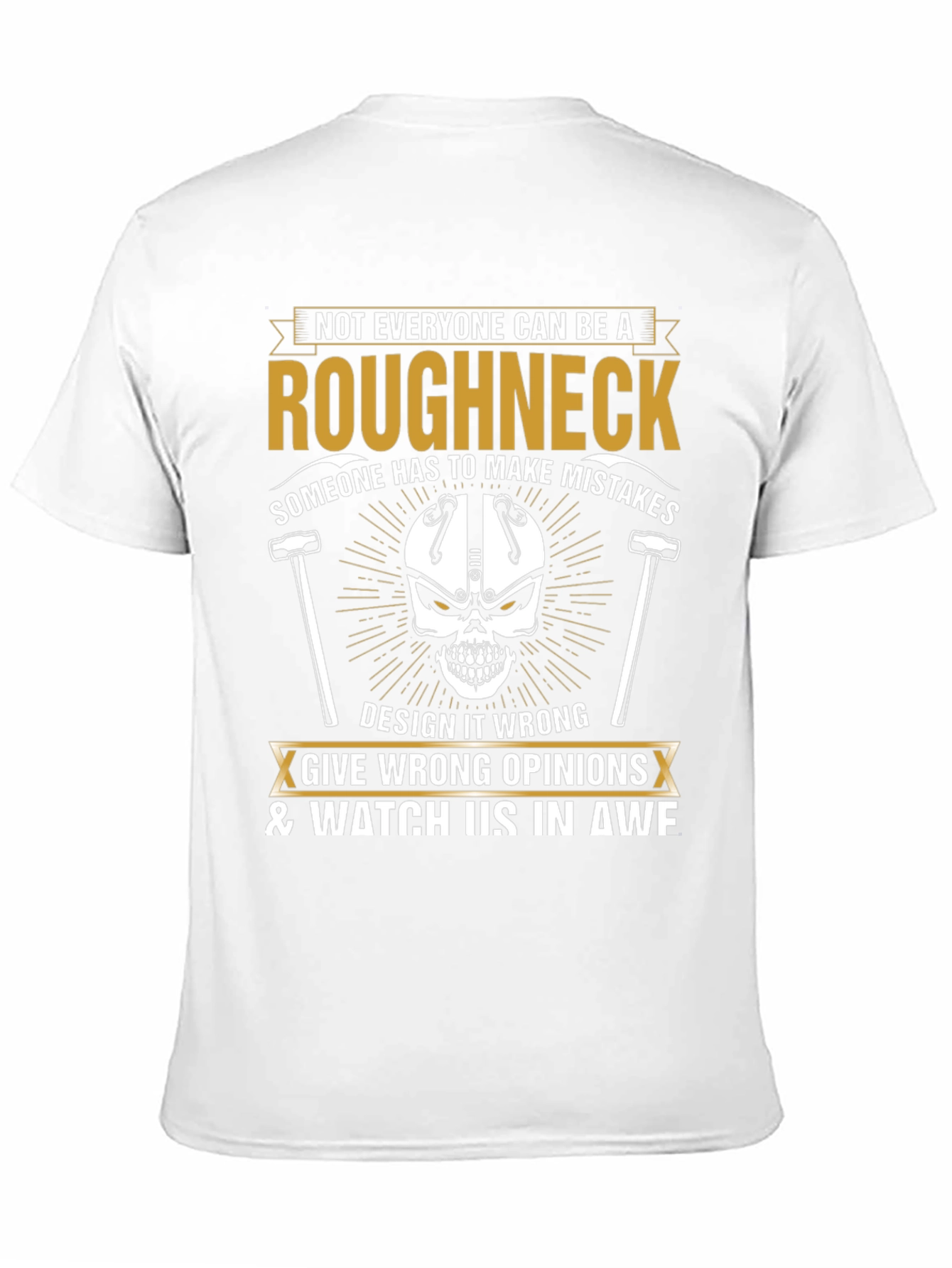 Roughneck Graphic Tee: Make Mistakes Watch in Awe