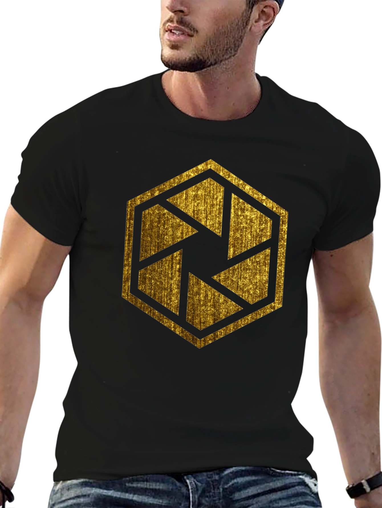 Hexagon Aperture Graphic Tee