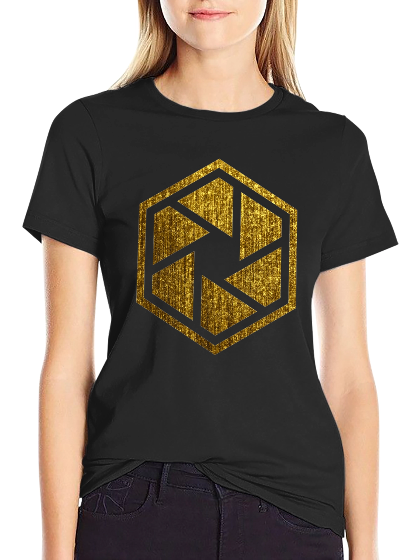 Hexagon Aperture Graphic Tee