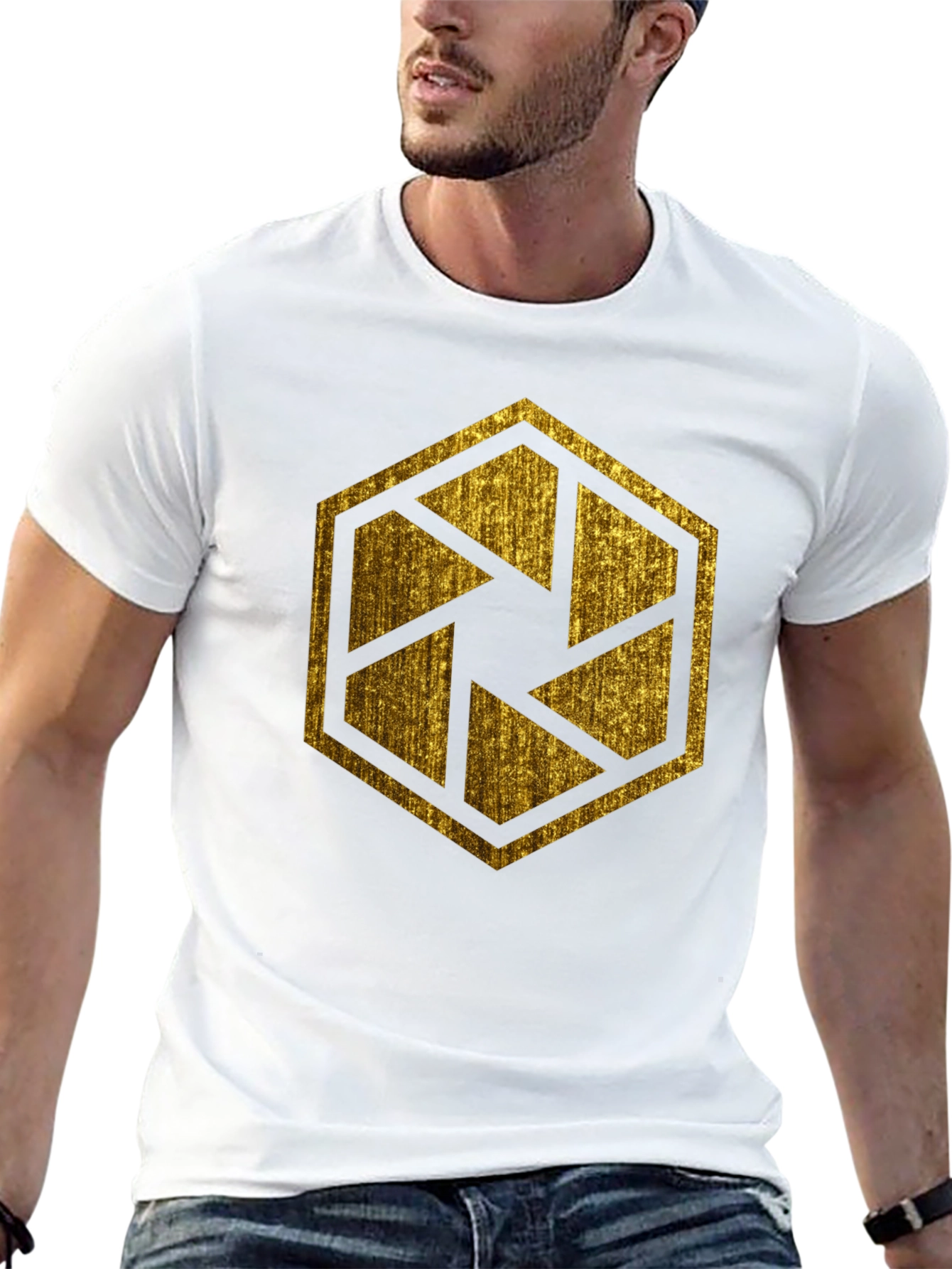 Hexagon Aperture Graphic Tee