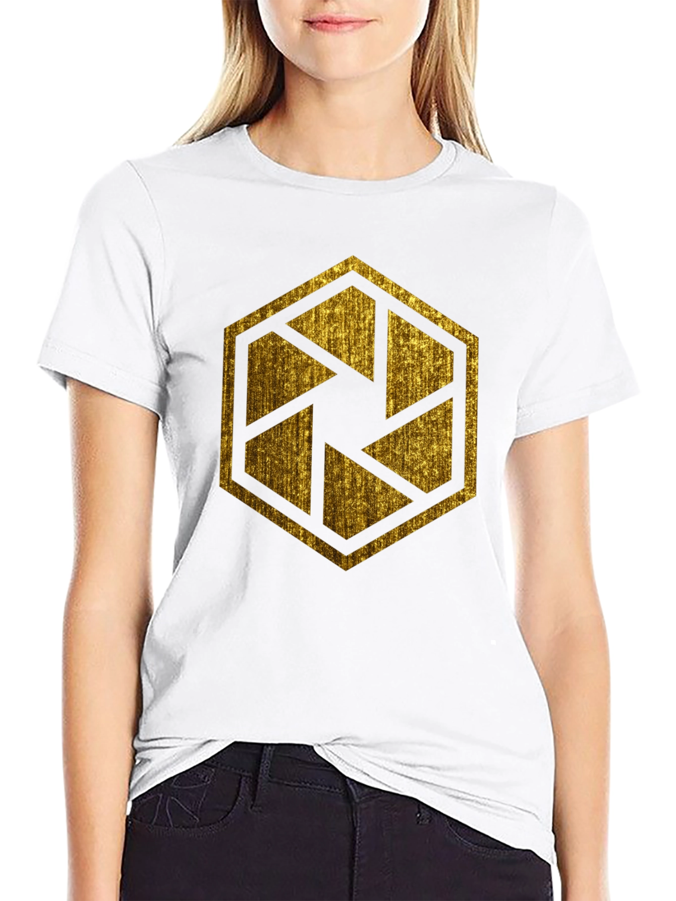 Hexagon Aperture Graphic Tee
