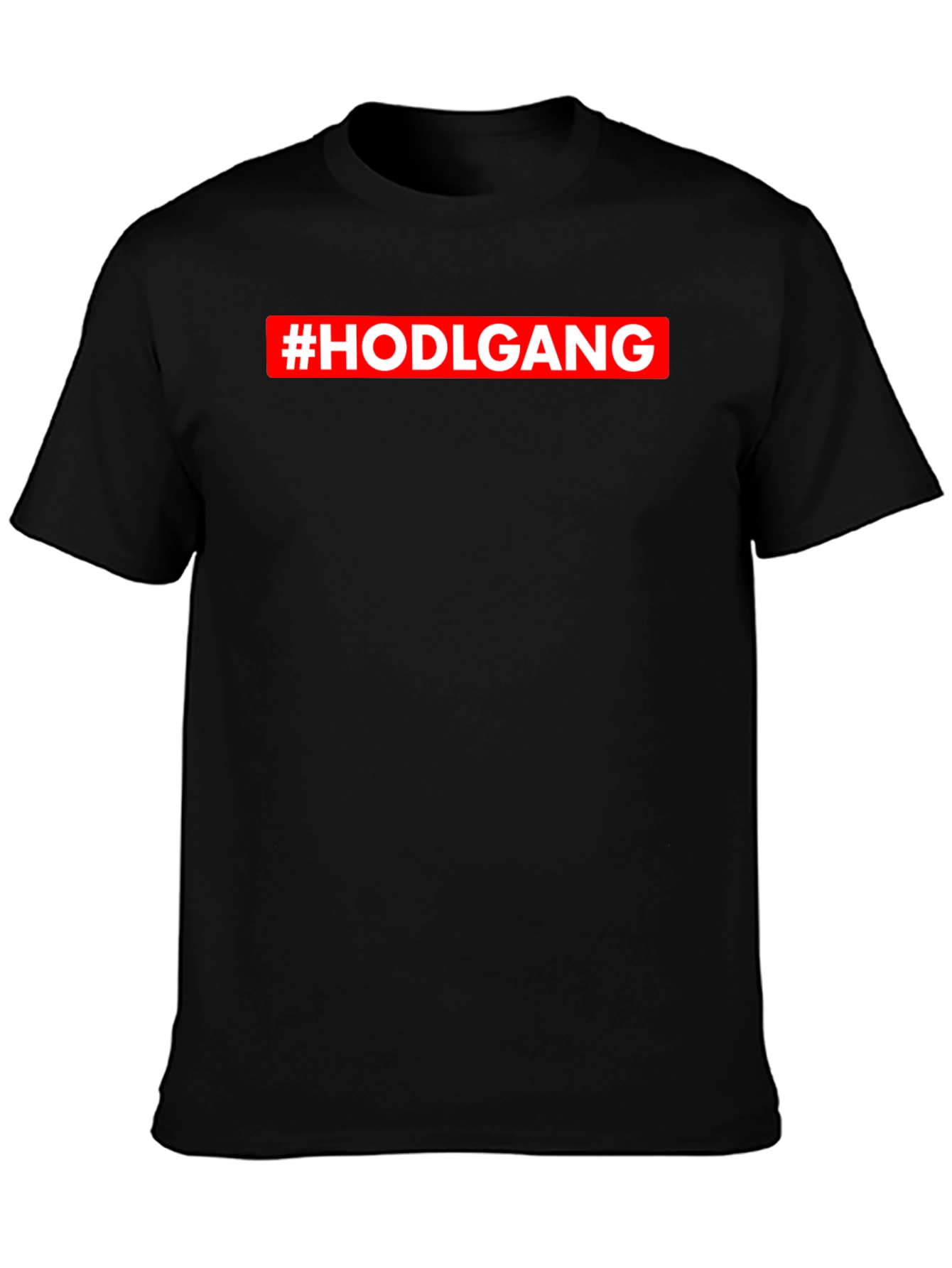 HODLGANG Black T-Shirt - Crypto Investor Apparel
