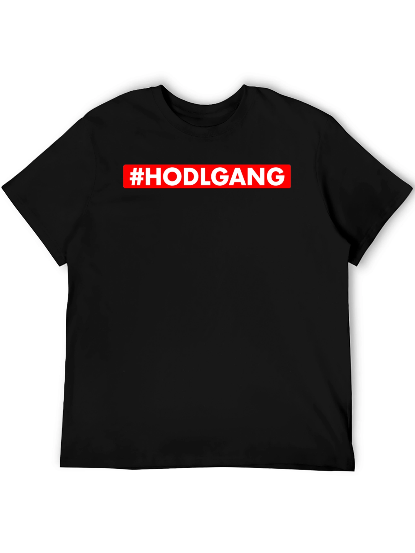 HODLGANG Black T-Shirt - Crypto Investor Apparel