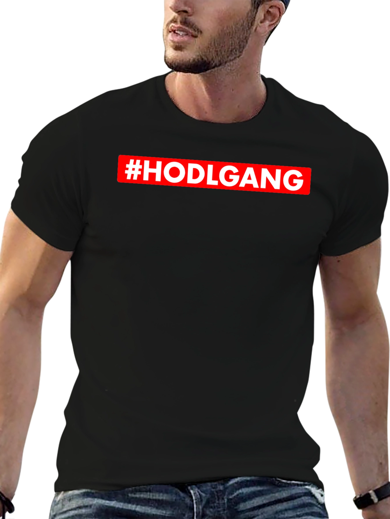 HODLGANG Black T-Shirt - Crypto Investor Apparel