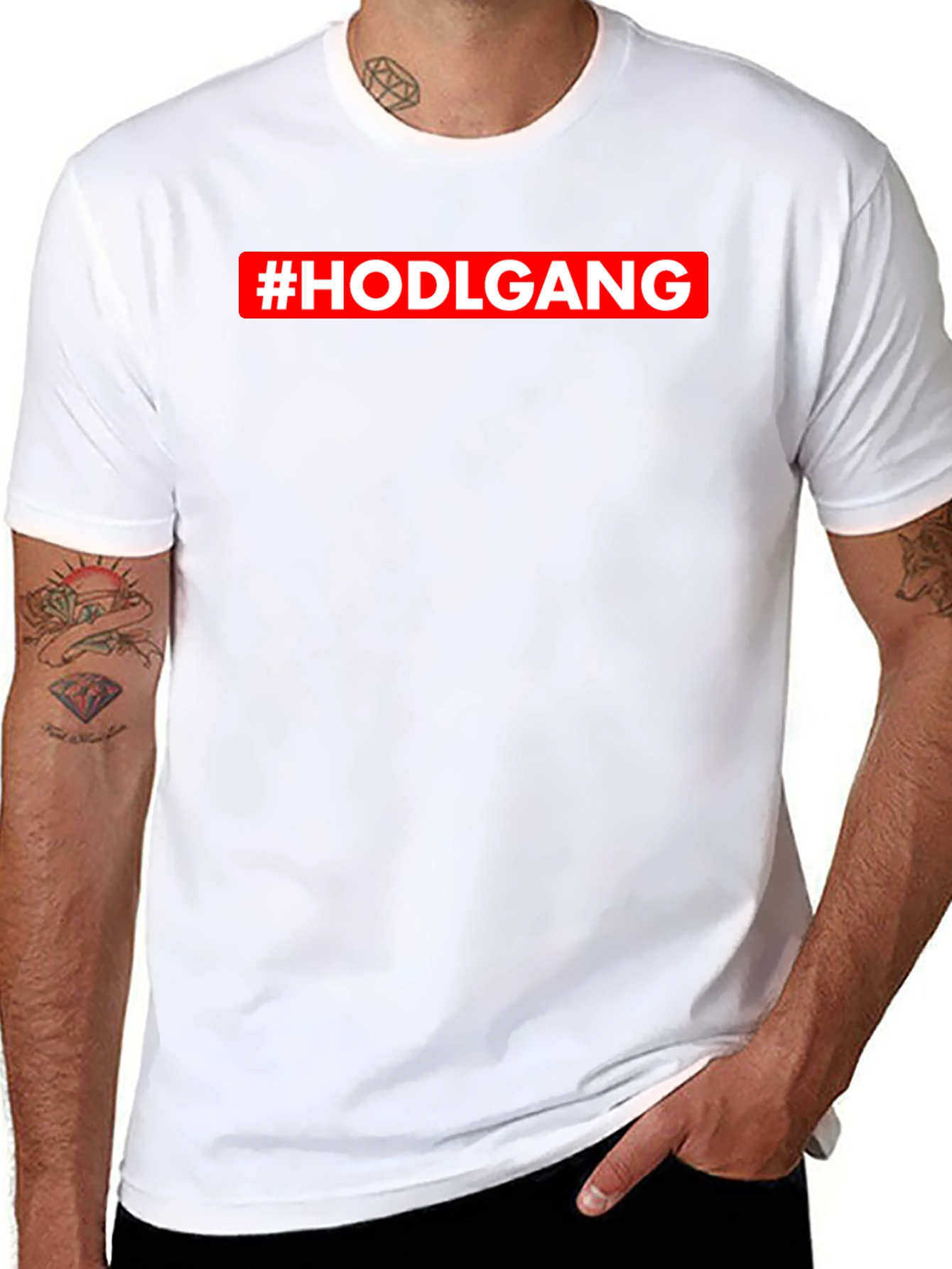 HODLGANG Black T-Shirt - Crypto Investor Apparel